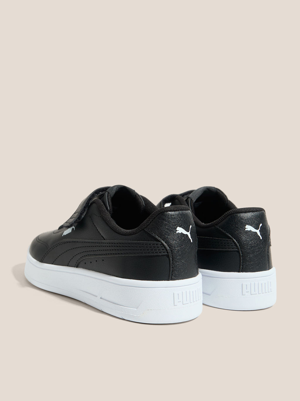 Детские кеды PUMA Court Classic Clean AC+ PS Артикул 4589324, черный
