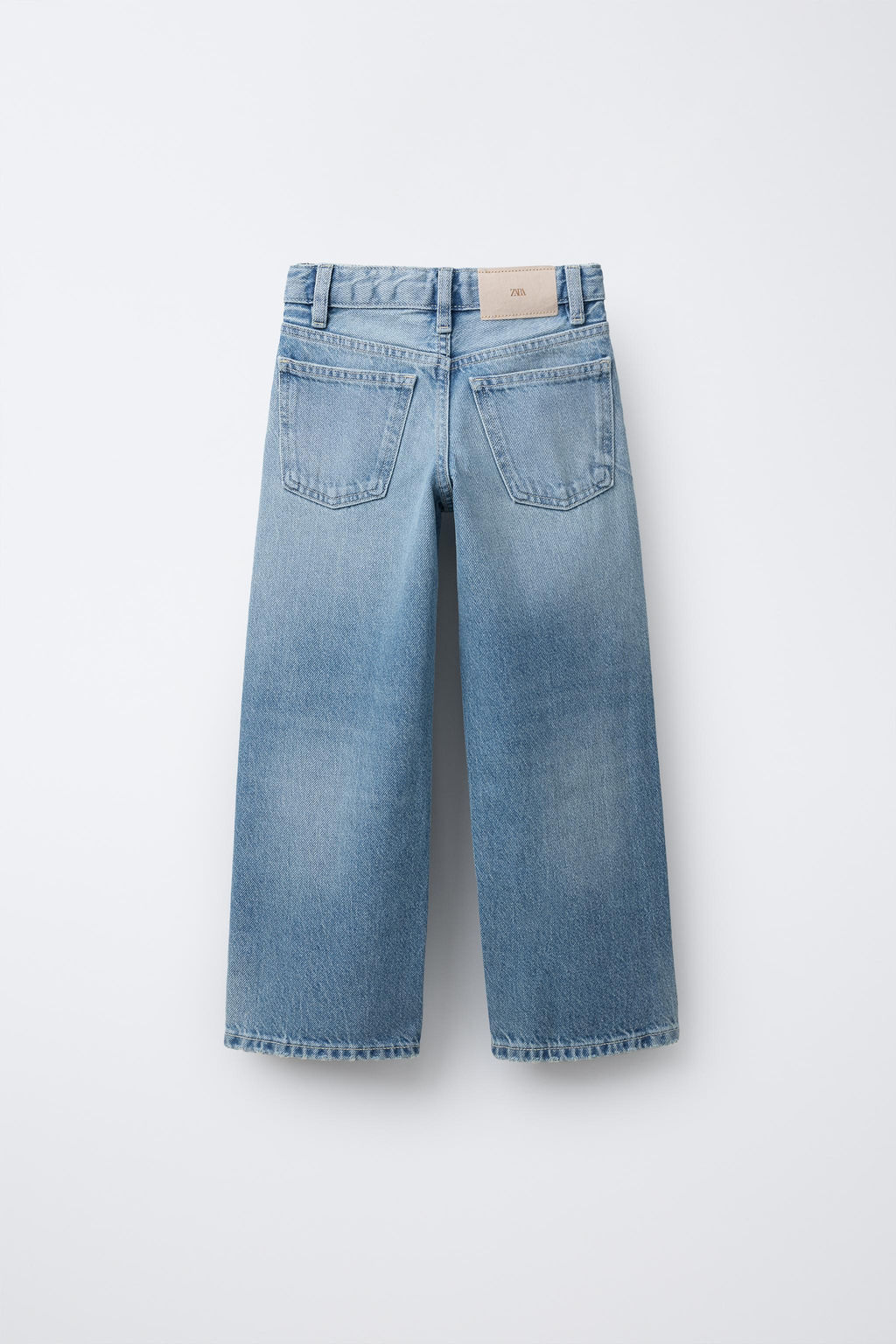 FADED WIDE-LEG JEANS - Zara фото 8