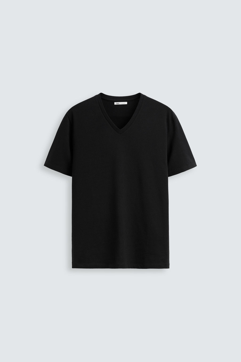 BASIC V-NECK T-SHIRT - Zara фото 14