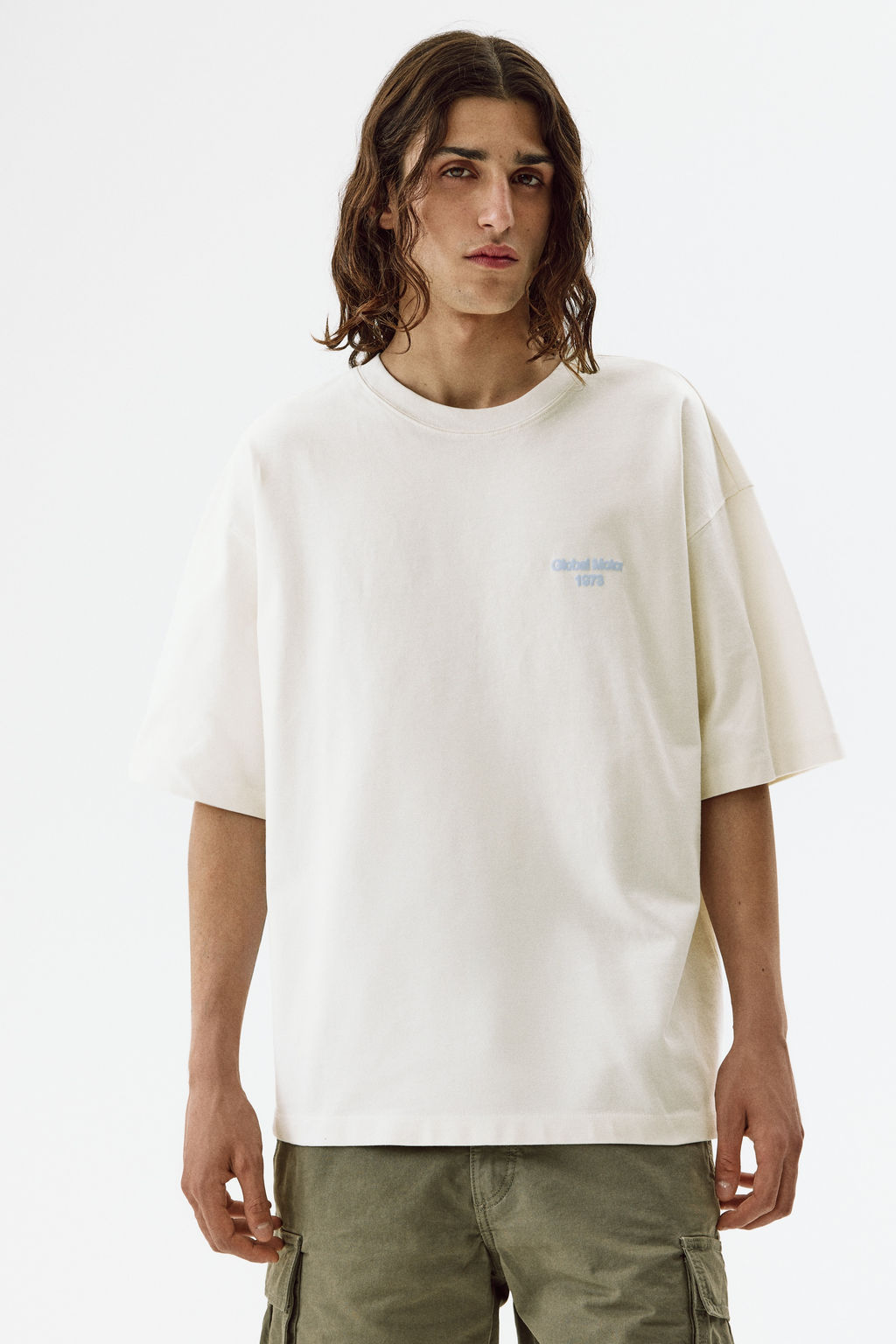 Camiseta estampada de algod?n Oversized Fit - H&m фото 4