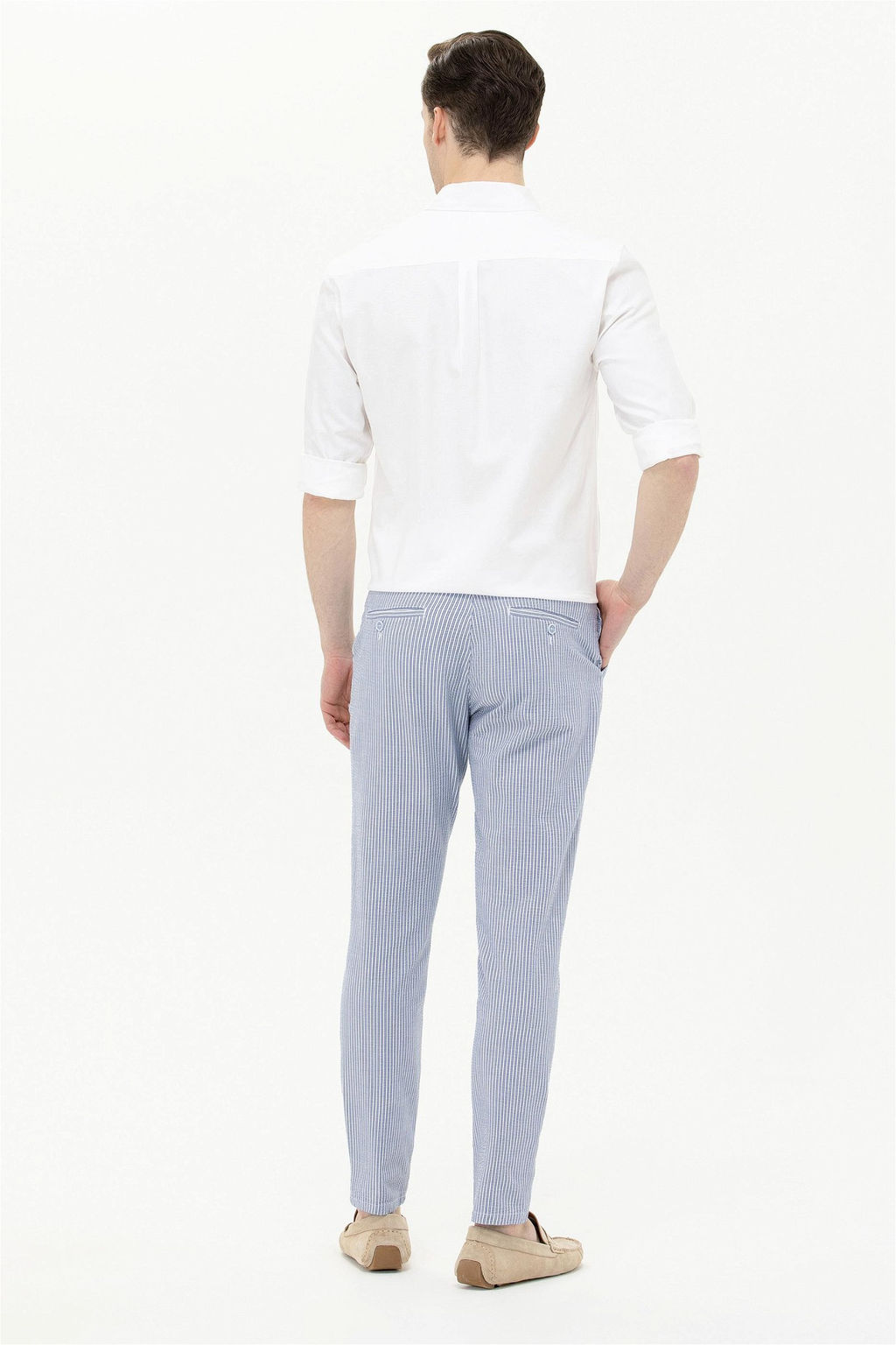 Мужские синие брюки чинос - U.s. polo assn фото 11
