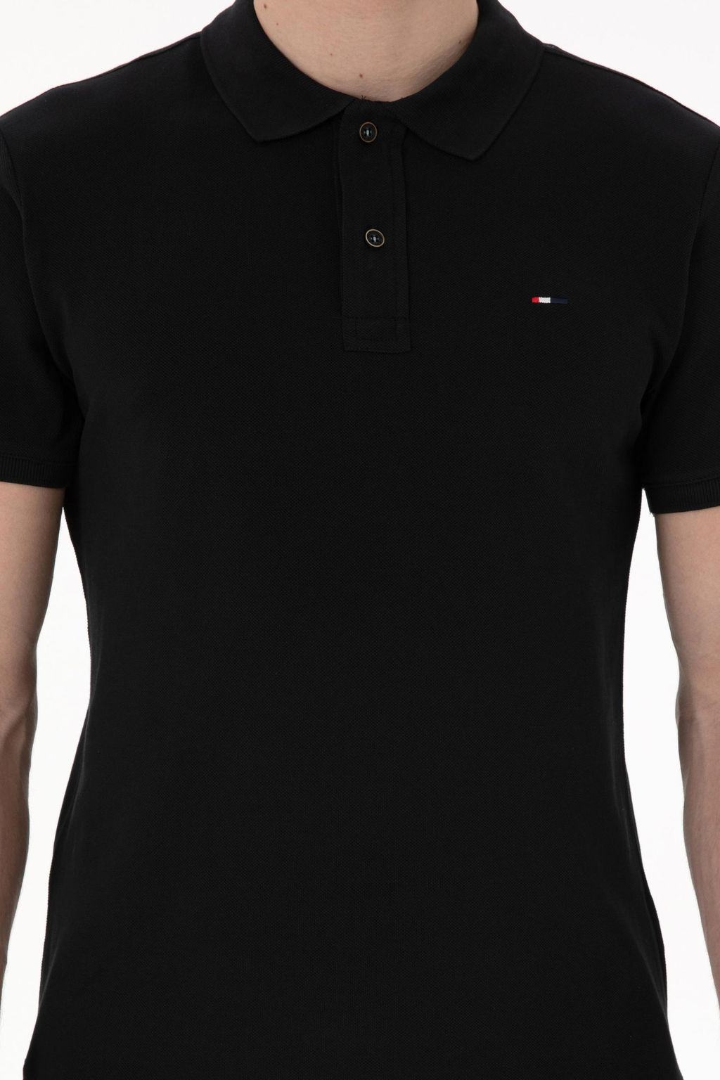 Erkek Slim Fit Polo Yaka Siyah Basic Ti__rt Sepette S_rpriz _ndirim - U.s. polo assn фото 6