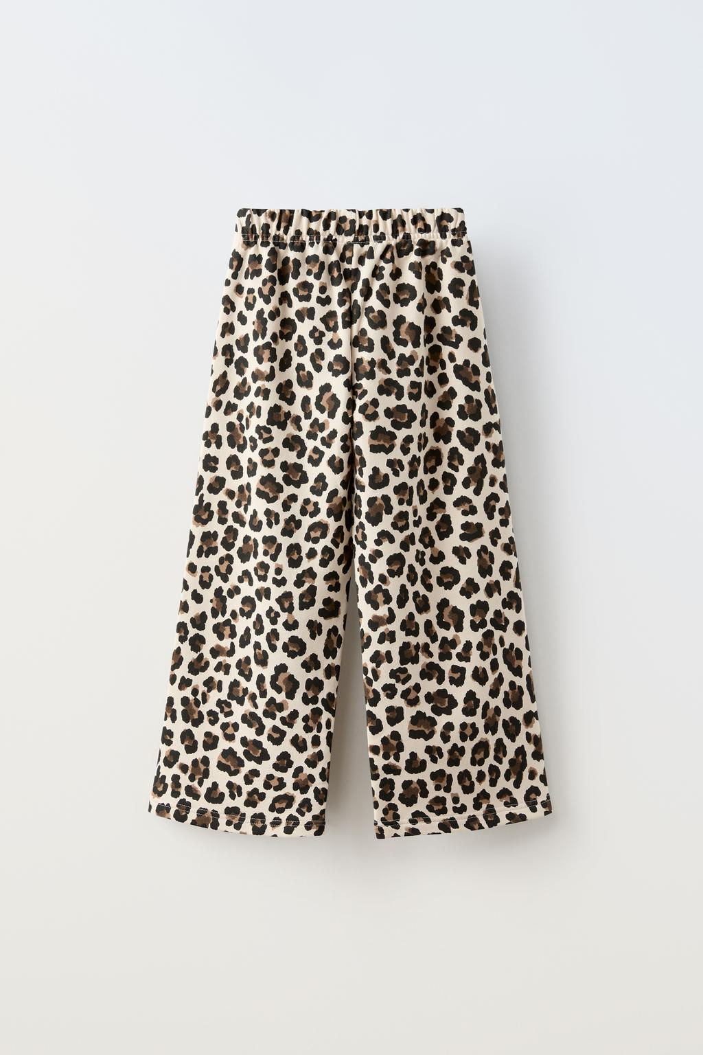 ANIMAL PRINT JOGGING TROUSERS - Zara фото 2