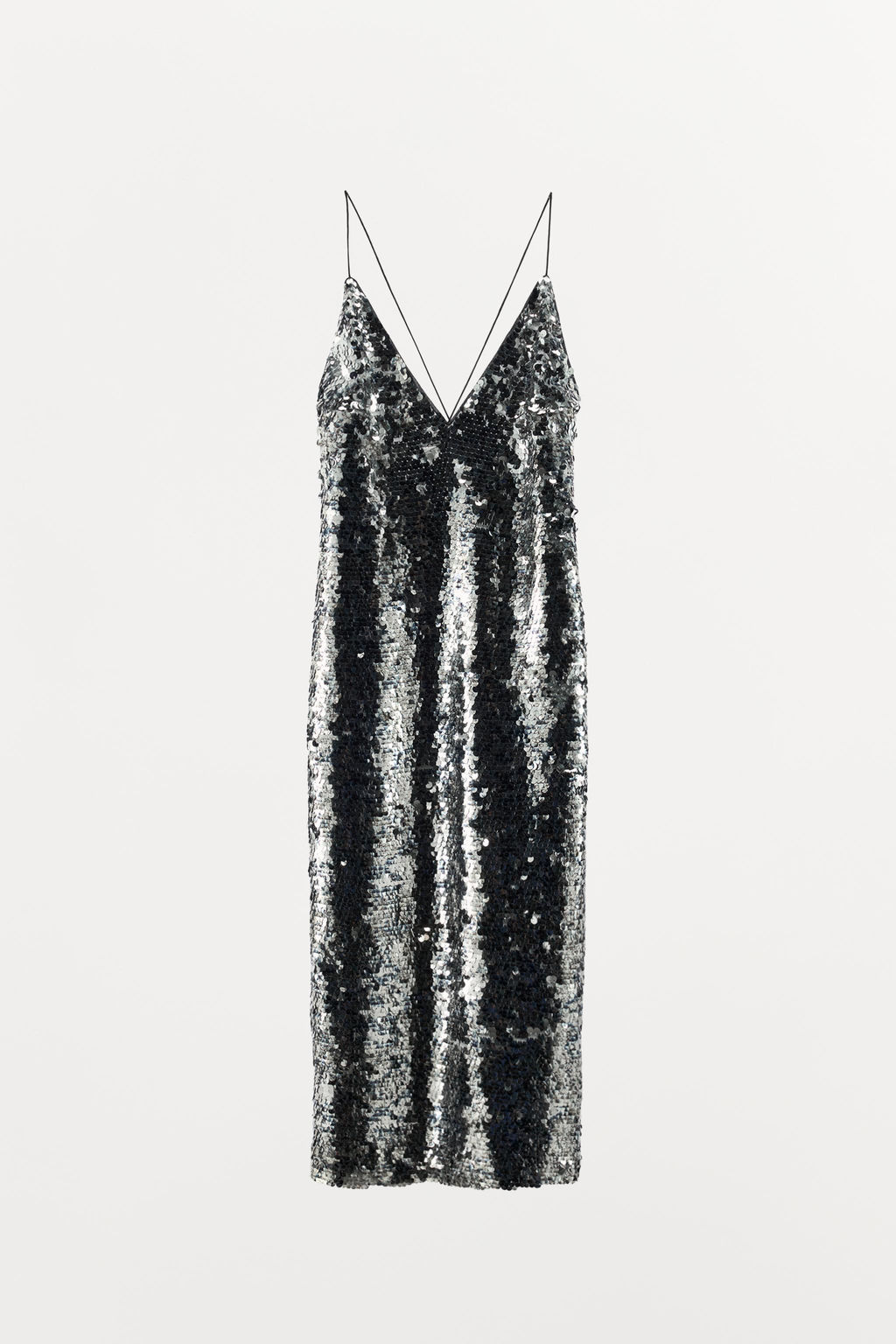 ANIMAL PRINT sequin DRESS - Zara фото 4