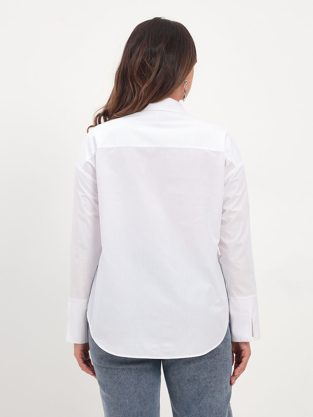 Блузка женская дл. рук. KATHARINA KROSS KK-B-0004V-белый  фото 6