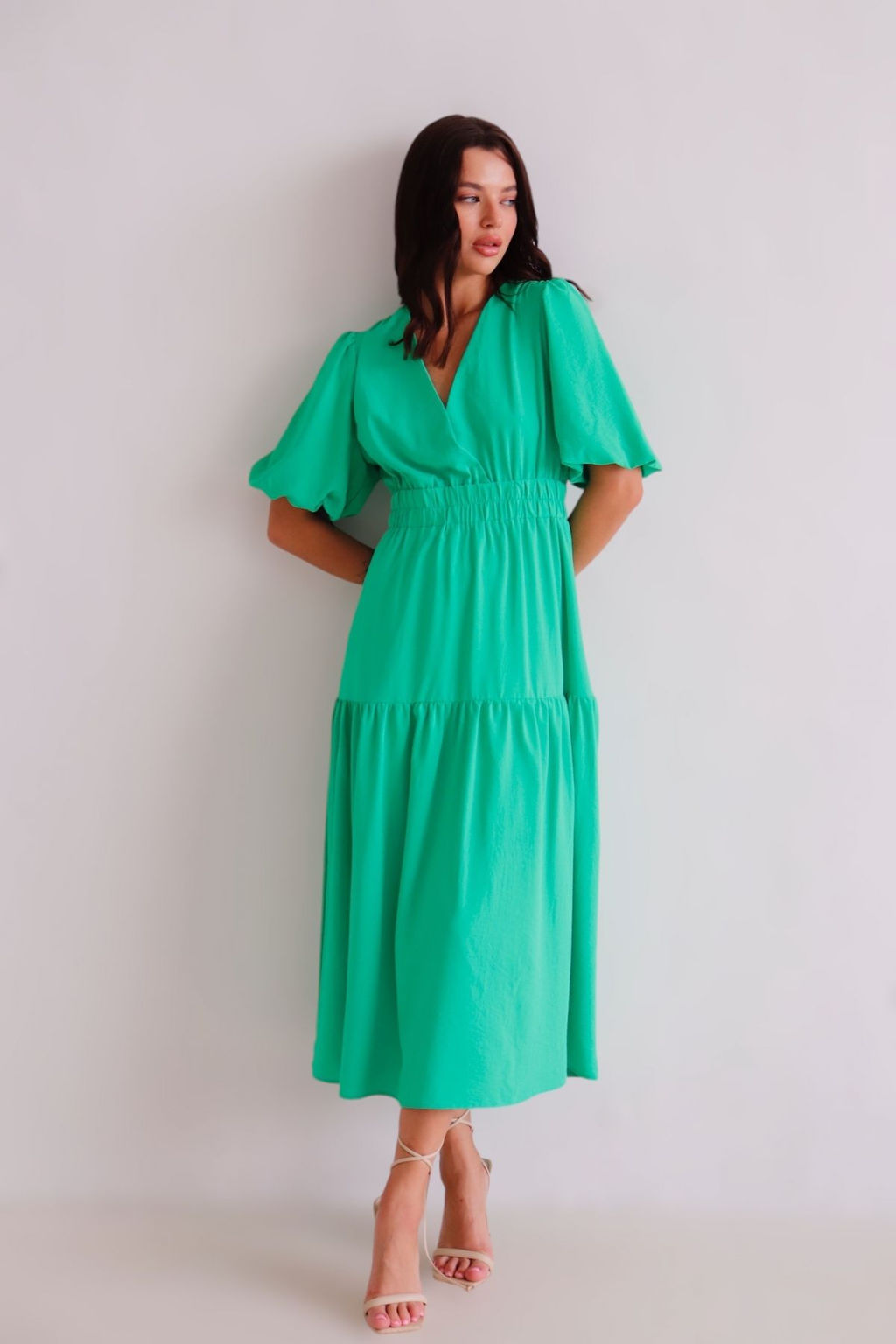 Martichelli Платье салатовое  фото 6