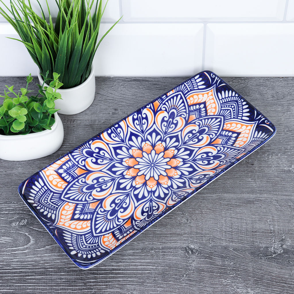 Блюдо прямоугольное 25х12 см / ZY033 / уп 60 - Галеонтрейд фото 9