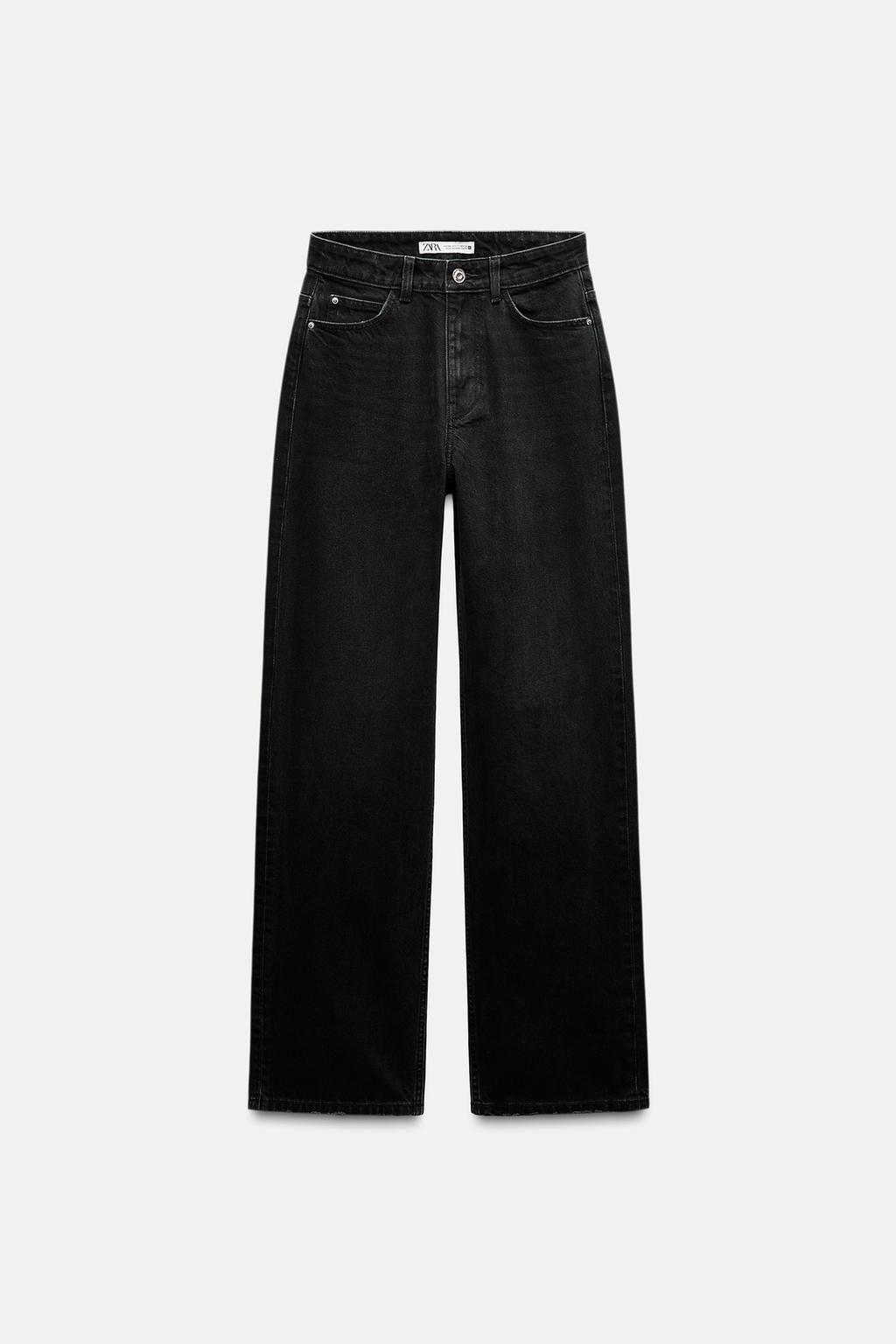 Z1975 STRAIGHT-FIT HIGH-WAIST LONG LENGTH JEANS - Zara фото 3