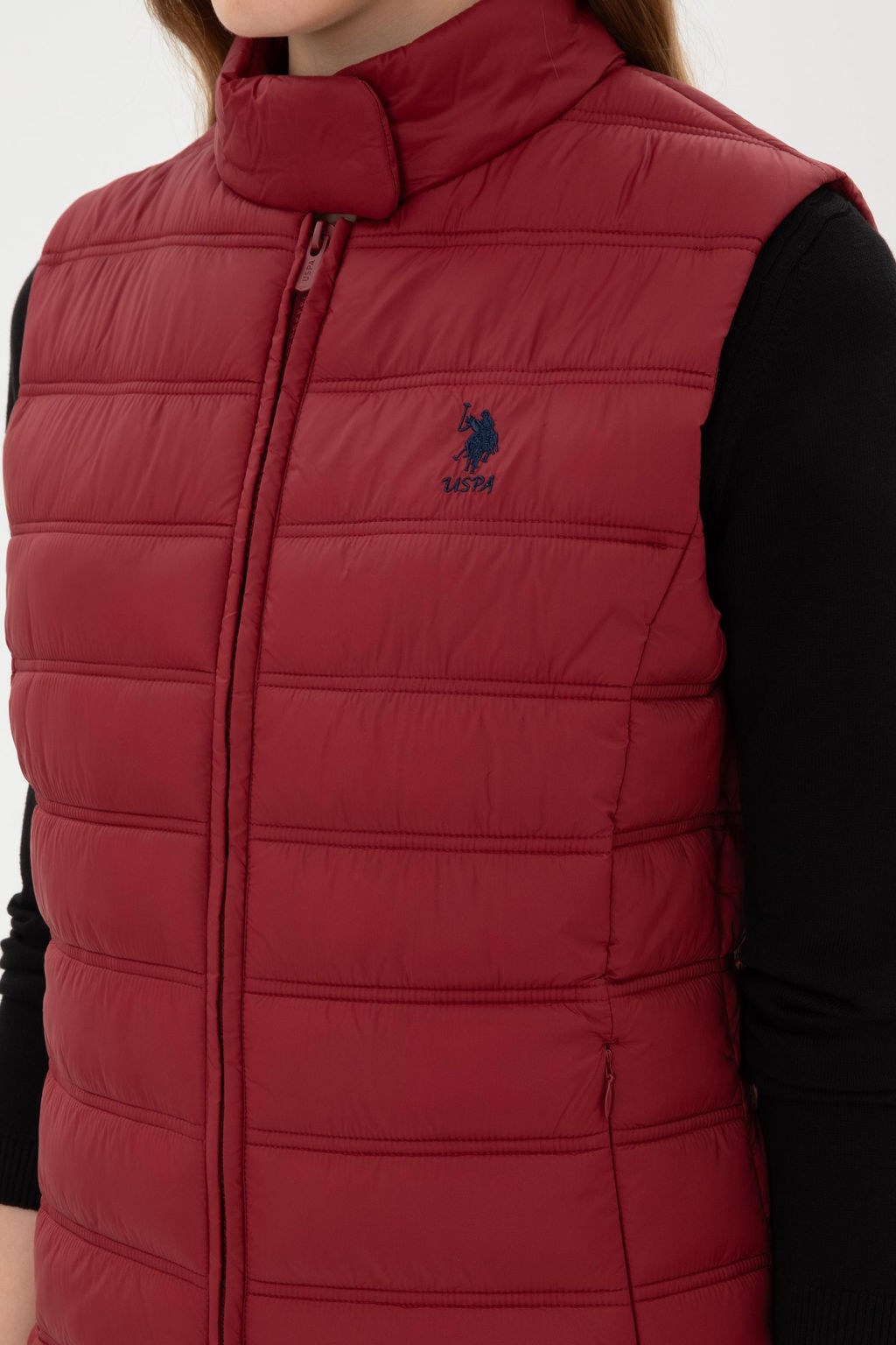 Kad_n Bordo Yelek Sepette S_rpriz _ndirim - U.s. polo assn фото 7
