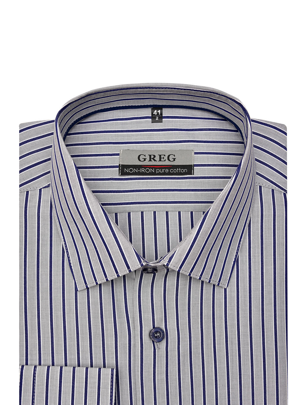 Сорочка мужская длинный рукав GREG 321/211/6122/1p