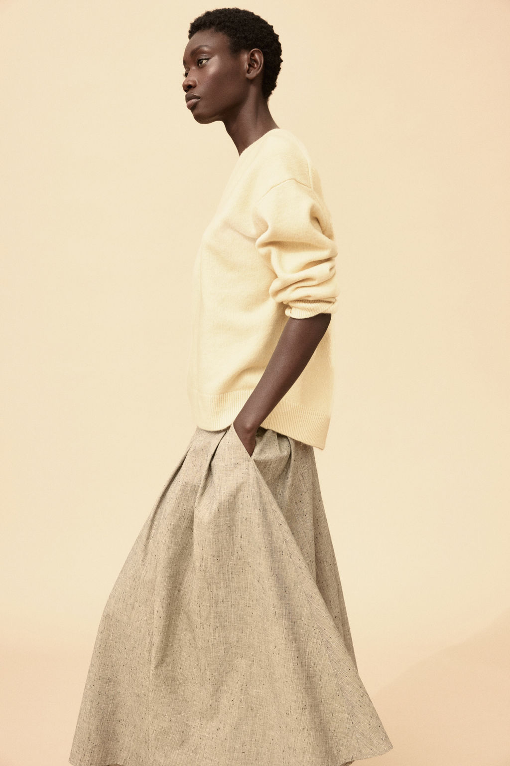 Jersey oversize con cuello de pico - H&m фото 6
