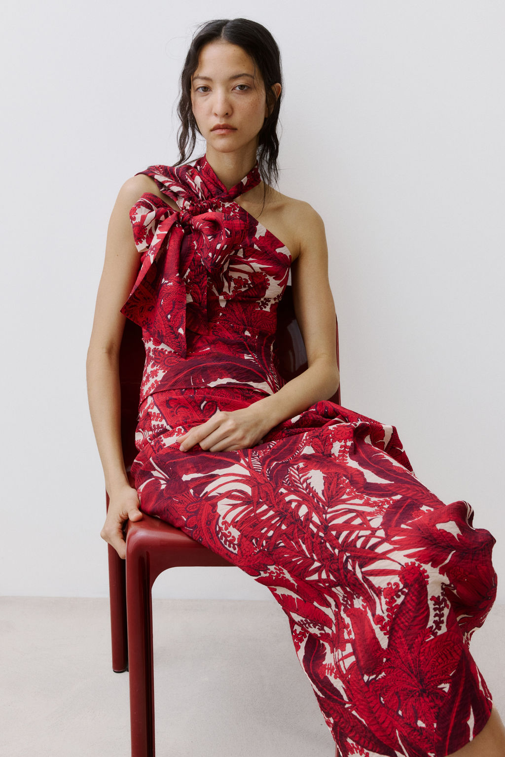 Falda midi con detalle fruncido - H&m фото 2