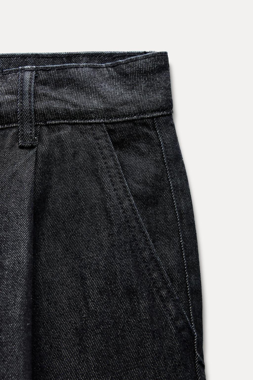 DARTS TRF DENIM TROUSERS - Zara фото 5