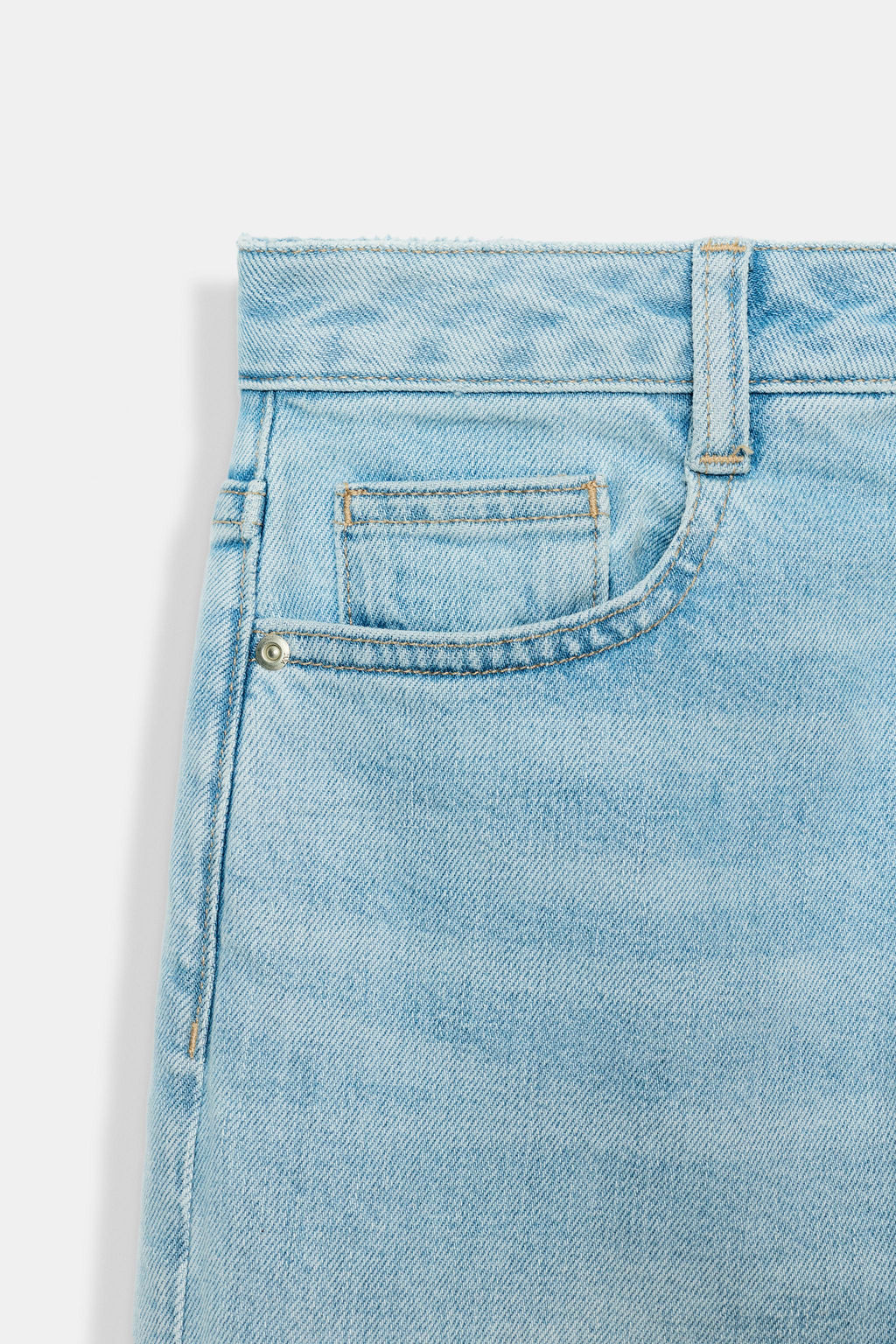 JEANS Z1975 RELAXED FIT TIRO MEDIO VUELTA BAJO / Azul claro - Zara фото 10