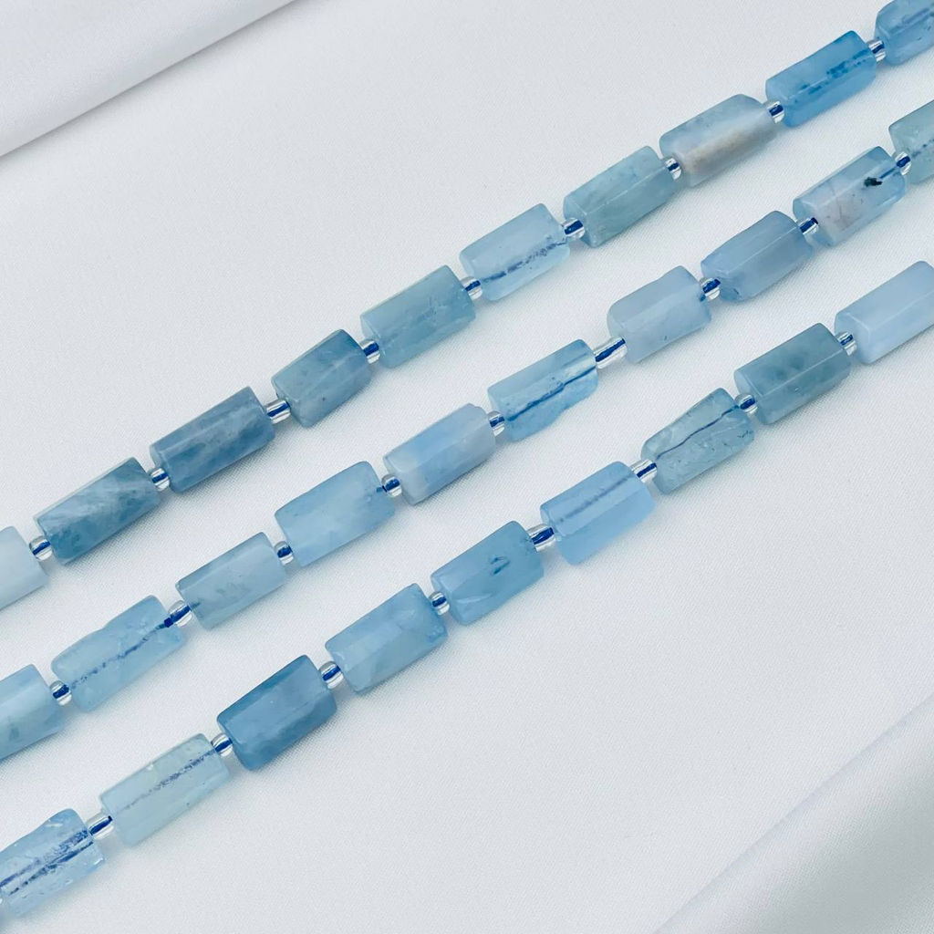 Бусины для украшений из Аквамарина 40 см