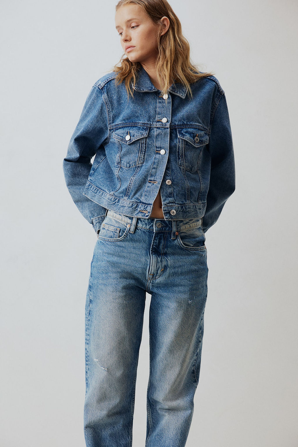 Straight High Jeans - H&m фото 2
