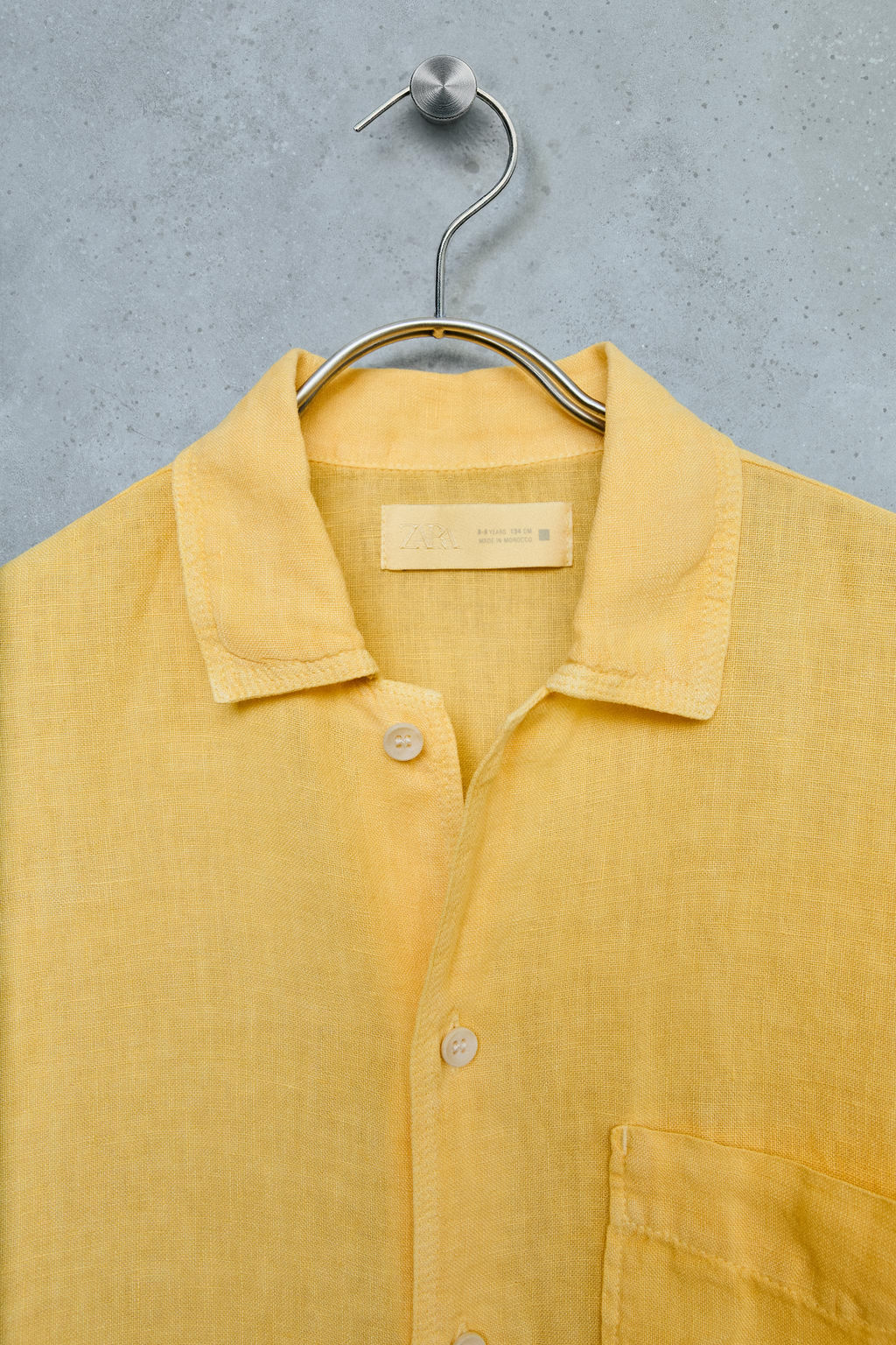 STORIESZ - CAMISA 100% LINO / Amarillo