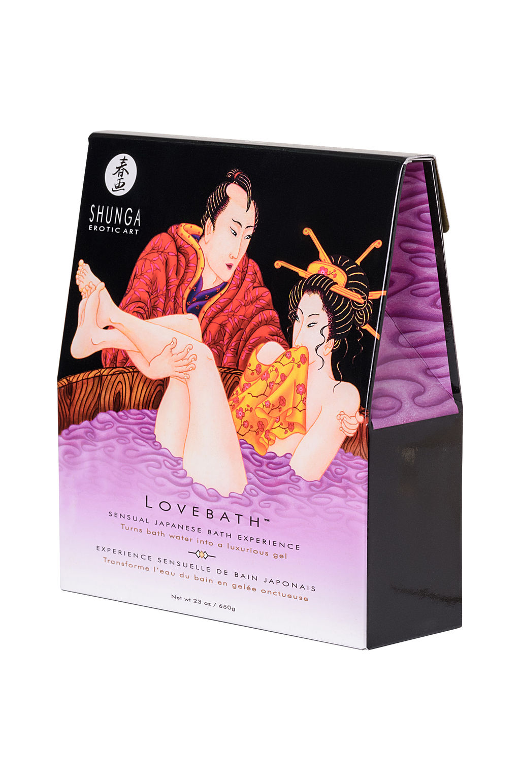Порошок для принятия ванны Shunga серии LOVEBATH Чувственный лотос, фиолетовый, 650 гр