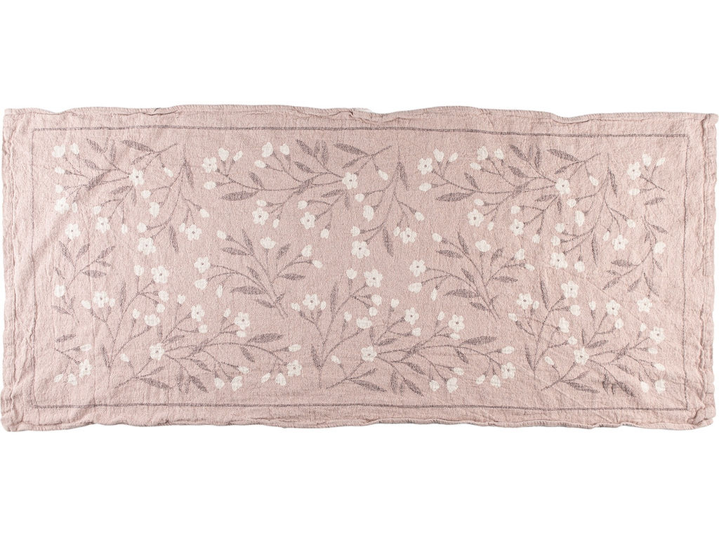 17С356-ШР/у./рул. 55*115 Полотенце "Цветение" цв. 3 рис. 156 розовый