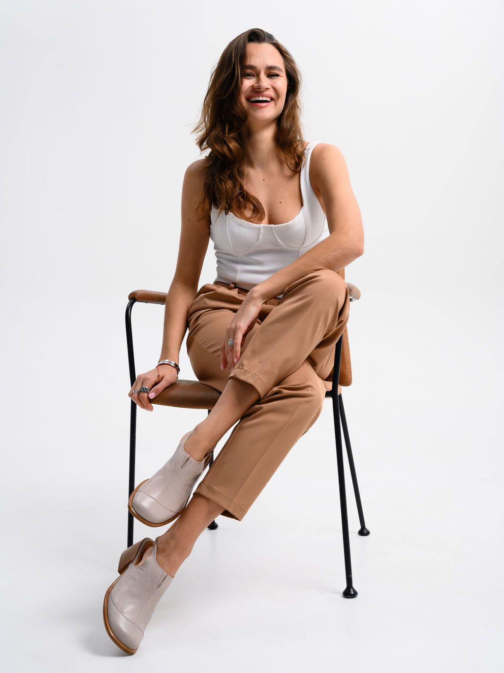 Босоножки 5133.23663be.Стар визон+коричневый