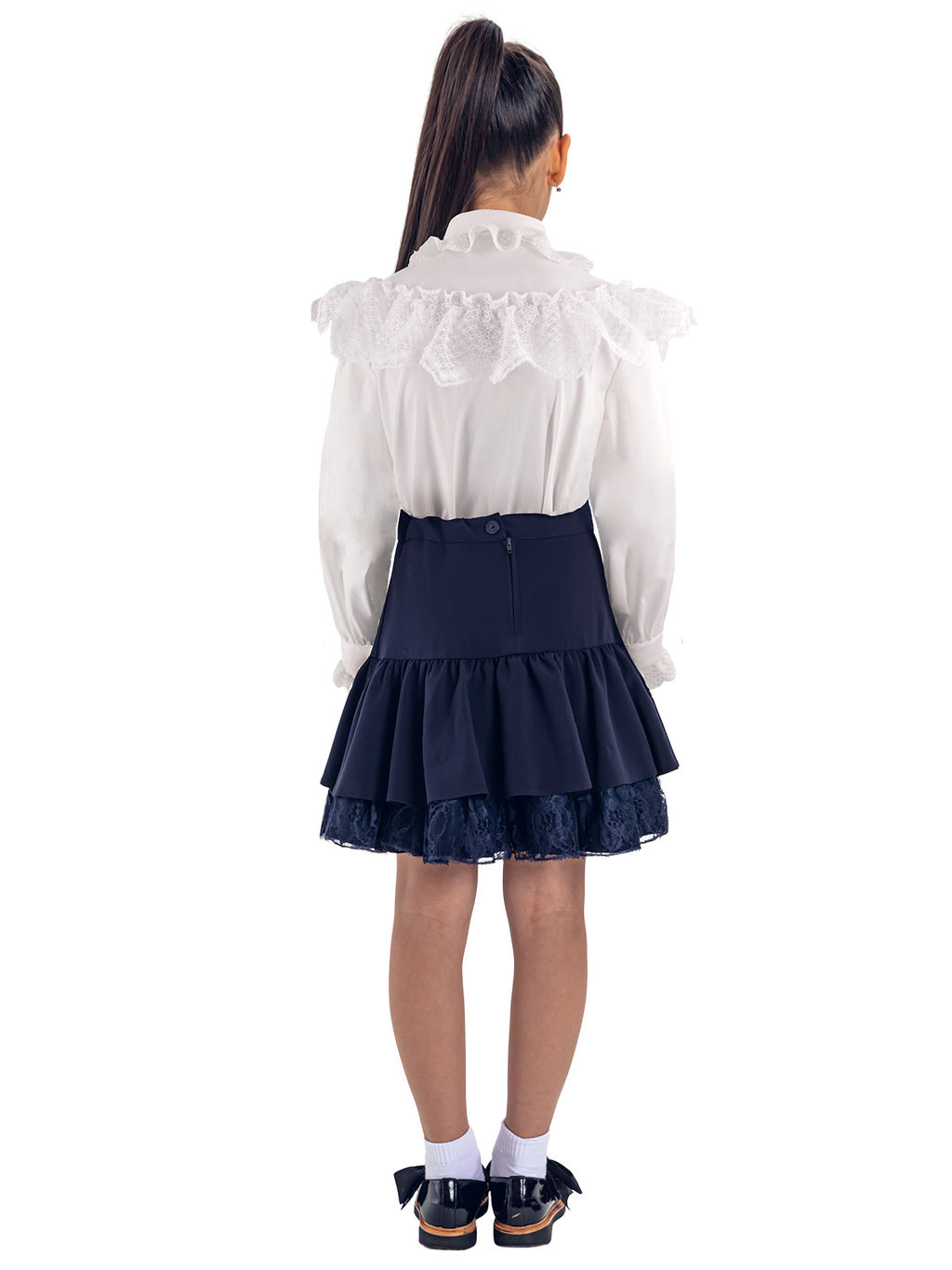 Школьная юбка для девочки О76570 - Карамелли фото 2