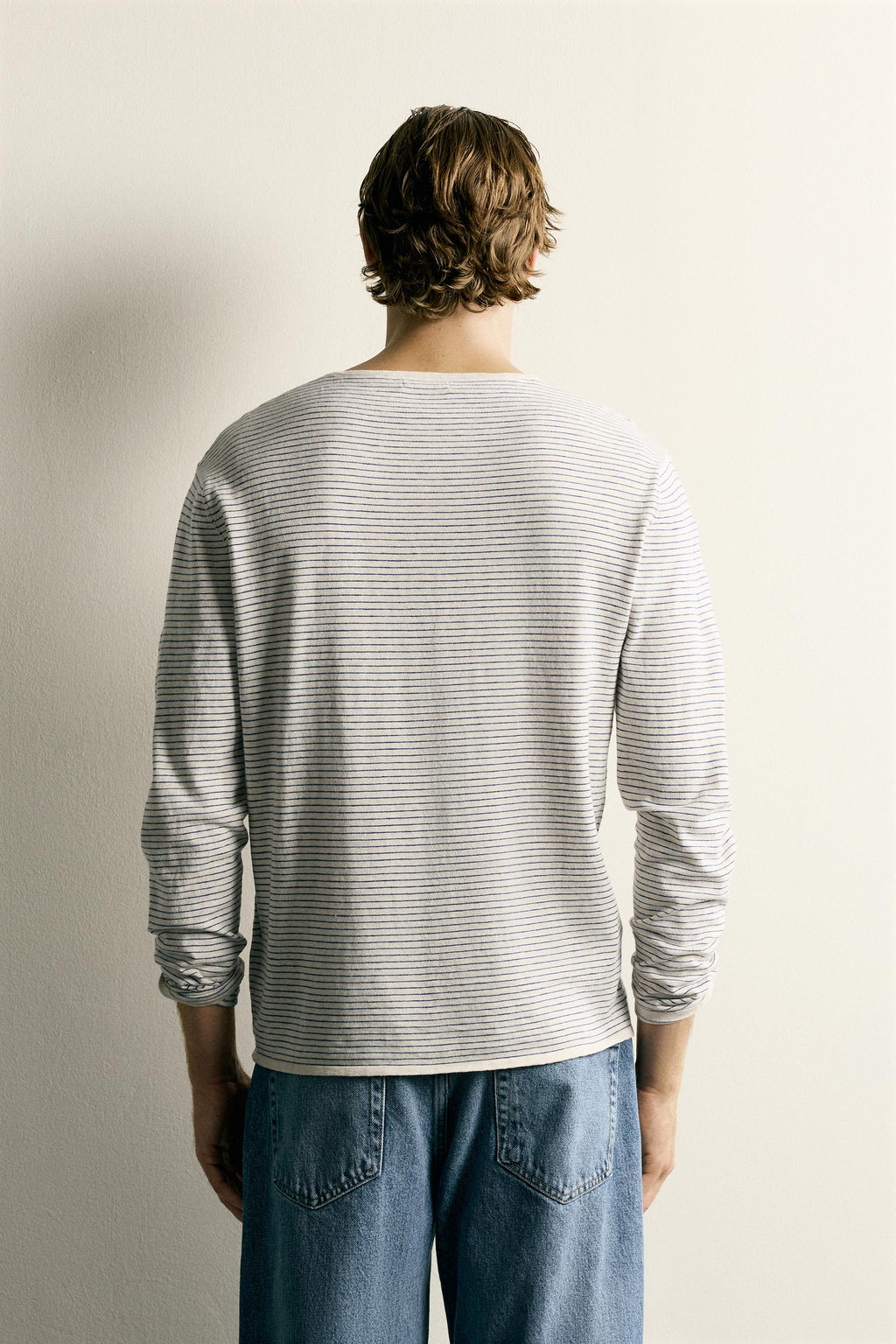 JERSEY LIGERO JACQUARD RAYAS / Rayas - Zara фото 3