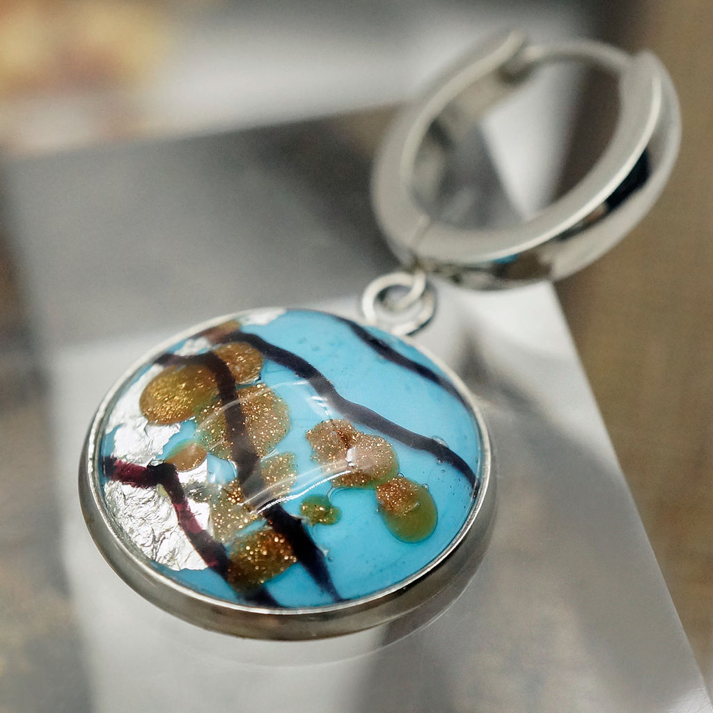 Серьги из муранского стекла FLORENTINA LS3123