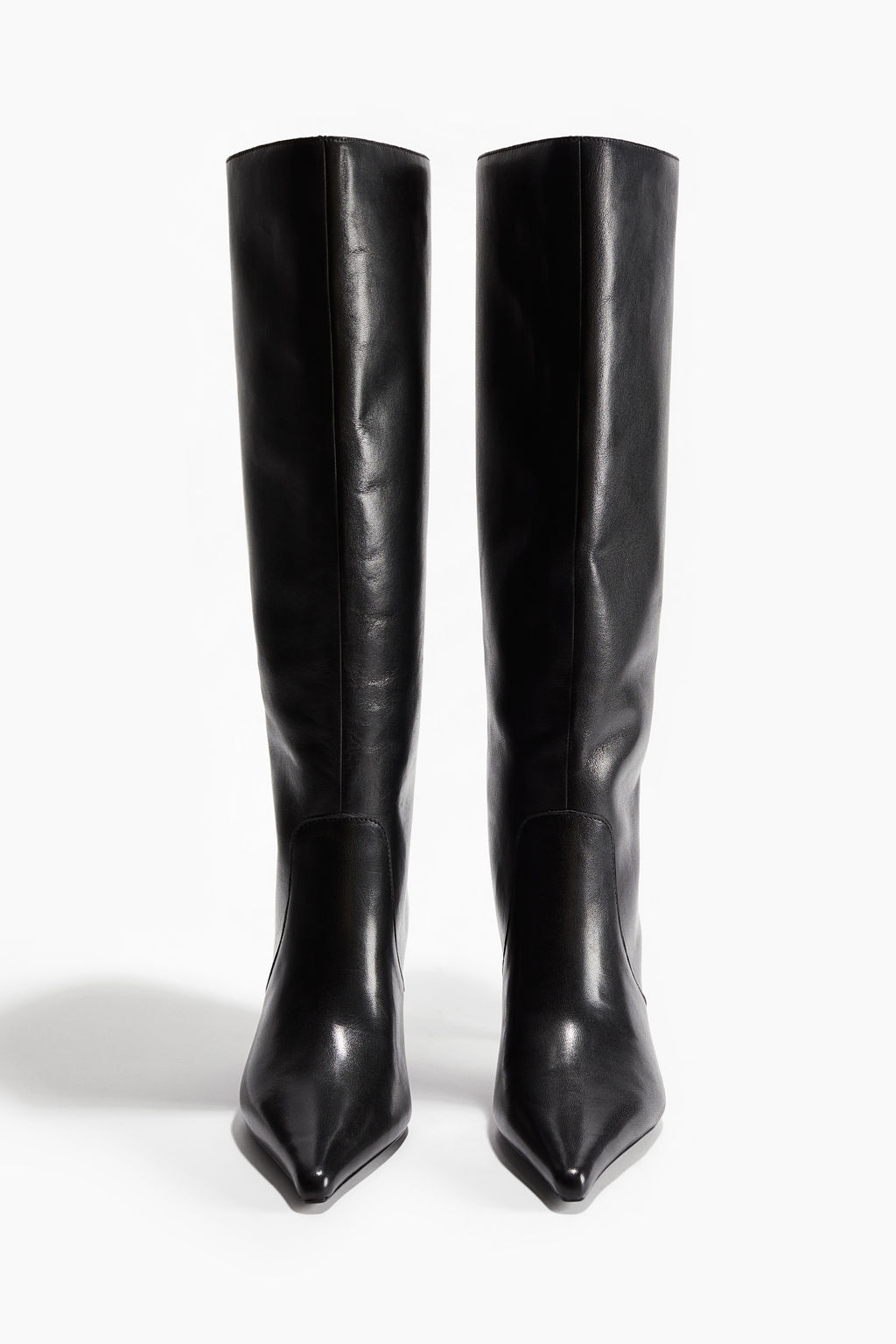 Botas de piel a la rodilla - H&m фото 10