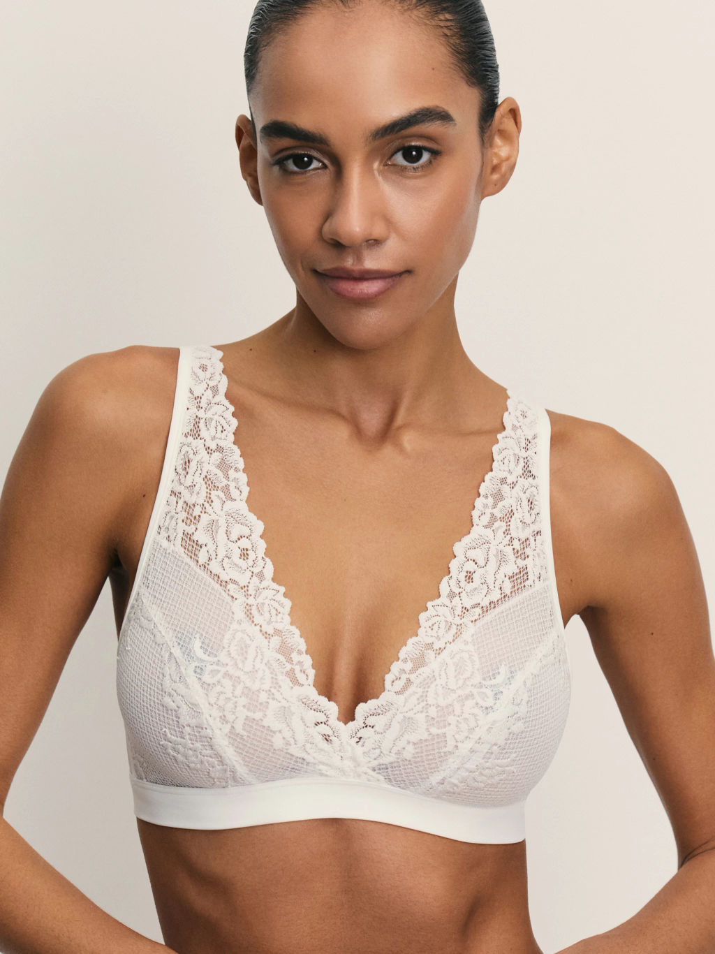 Кружевной бюстгальтер без косточек / Zarina фото 2