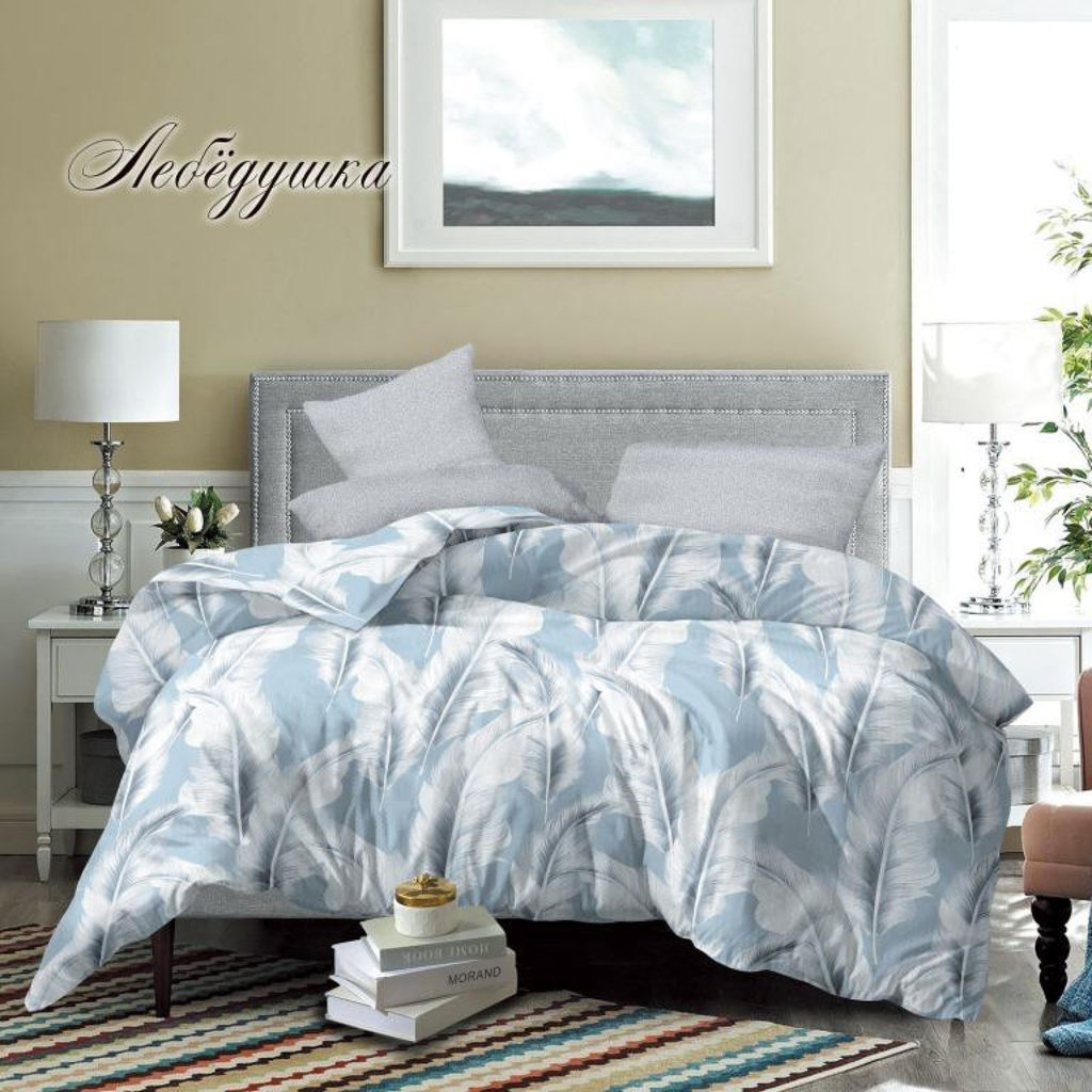 КПБ Зима-лето поплин Лебедушка Евро