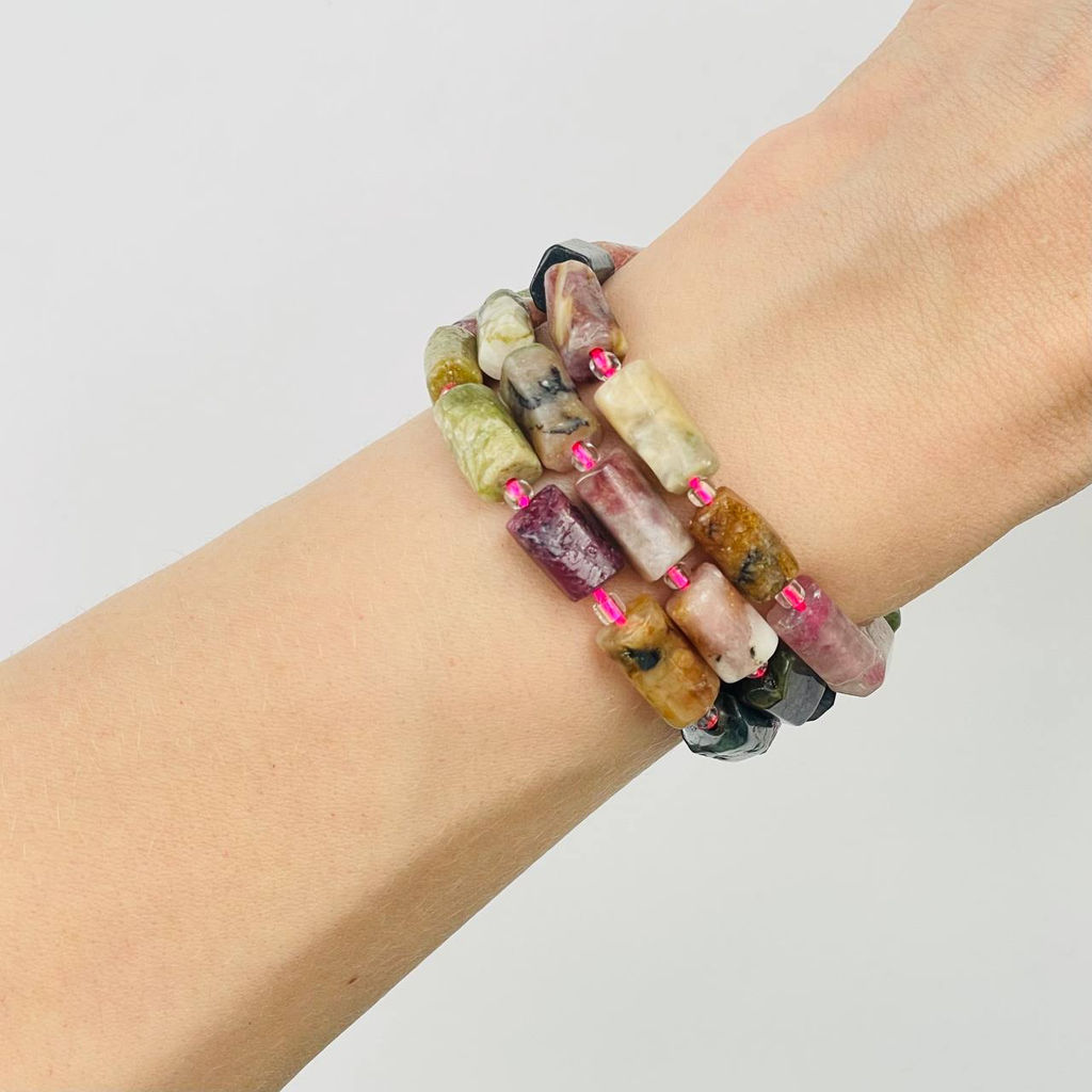 Бусины для украшений из Турмалина микс 40 см