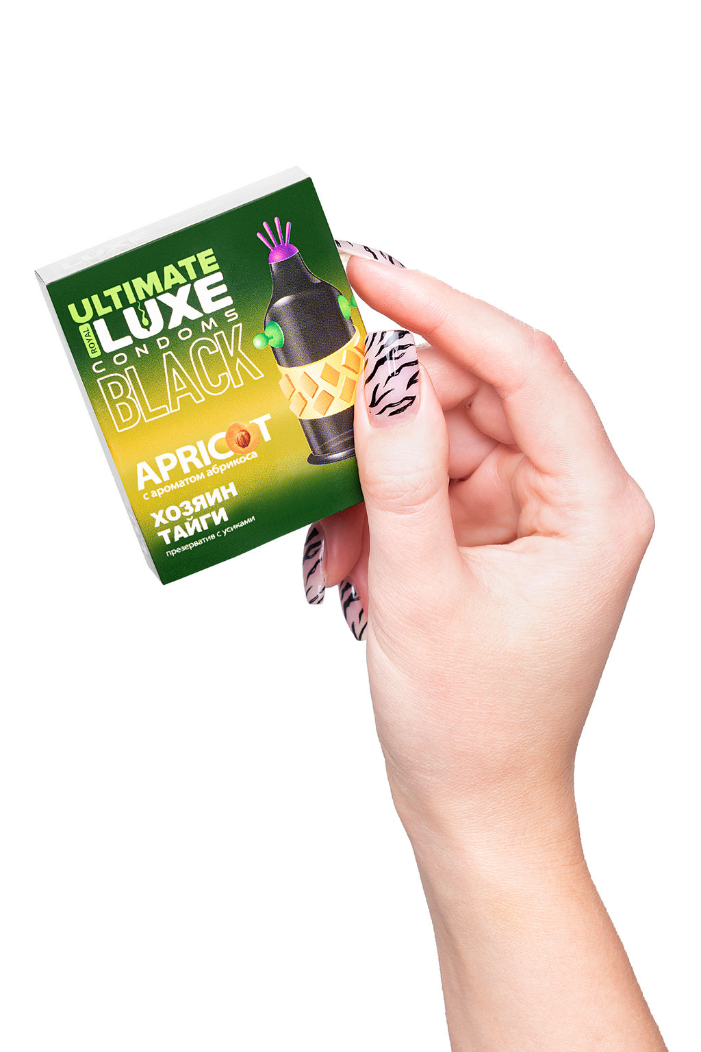 Презервативы Luxe, black ultimate, Хозяин тайги, абрикос, 18 см, 5,2 см, 1 шт.  фото 7