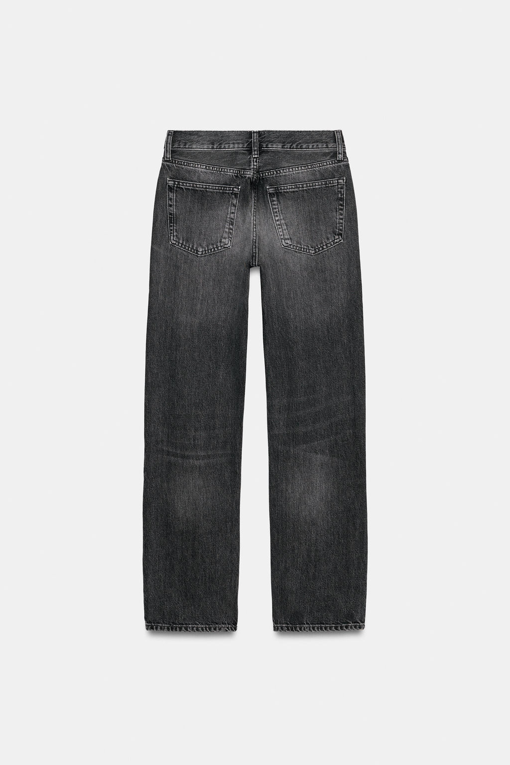 ZW COLLECTION MID-WAIST STRAIGHT JEANS - Zara фото 7
