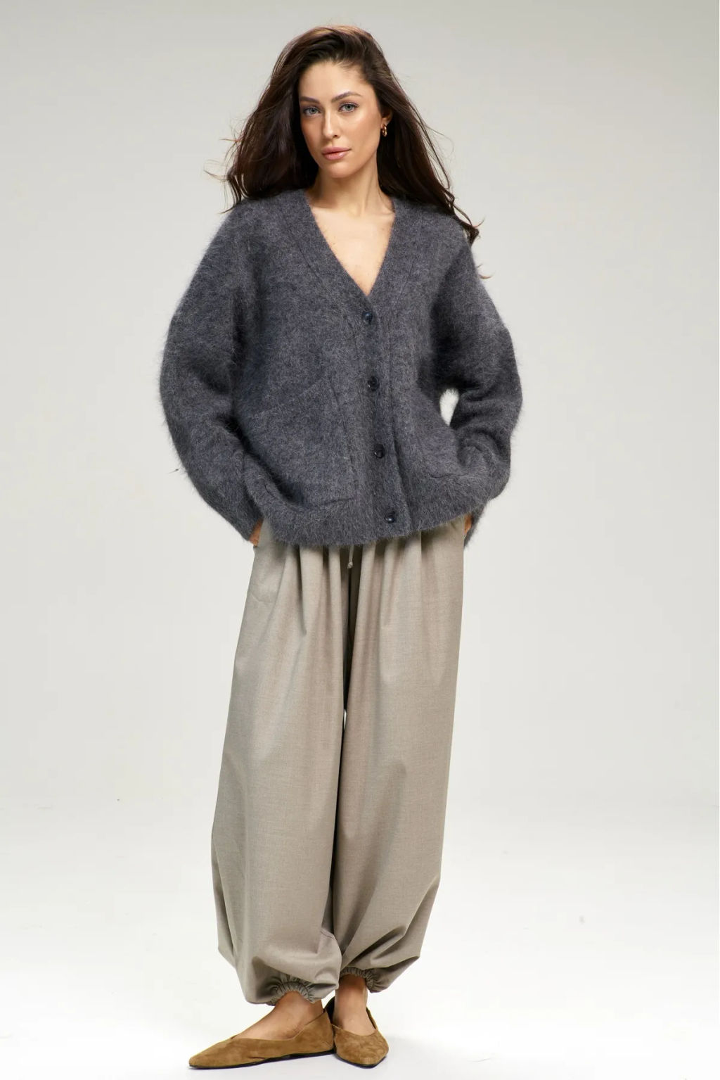 Кардиган Fluffy Grey - Erist store фото 2