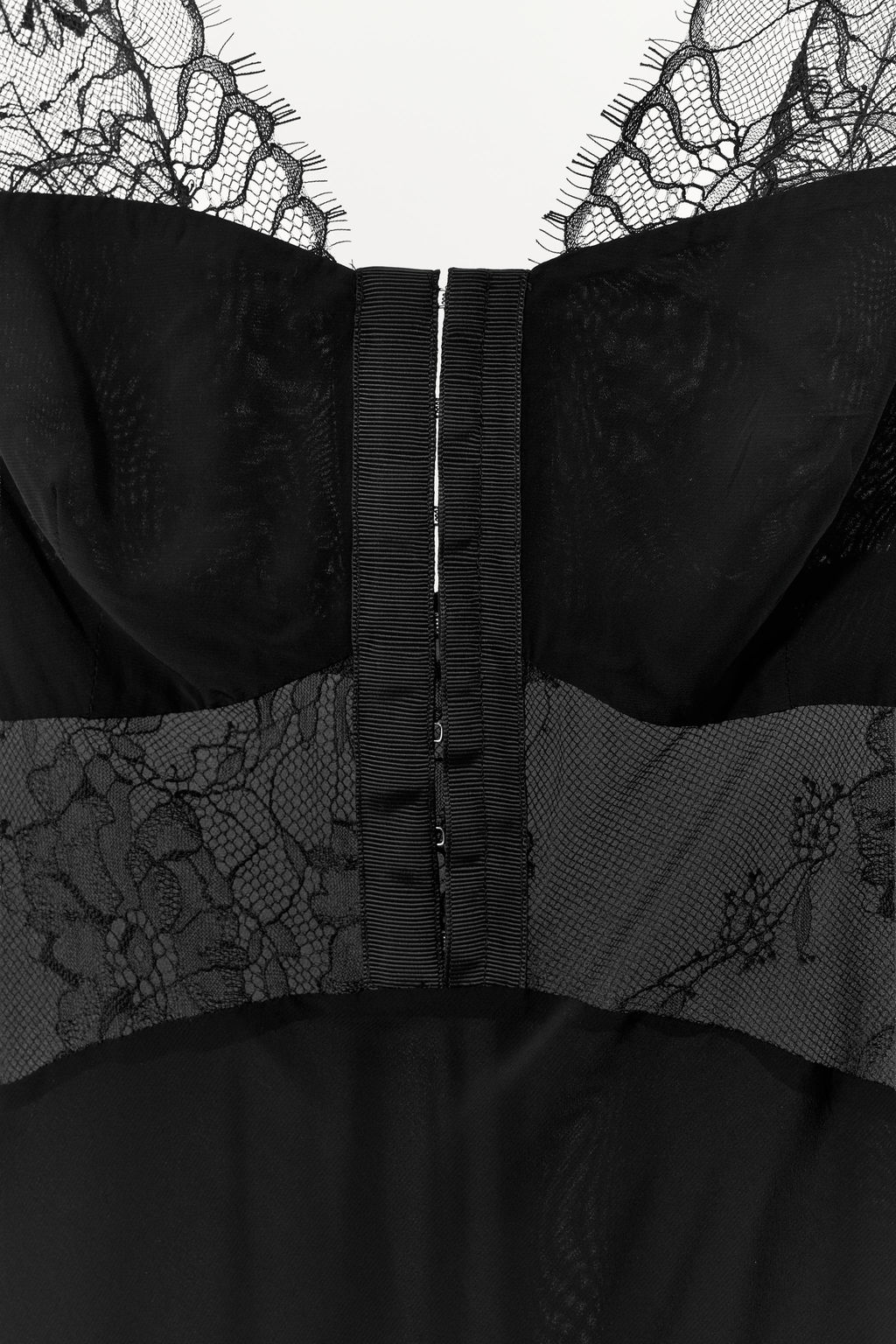 VESTIDO SATINADO ENCAJE ASIM?TRICO / Negro - Zara фото 6