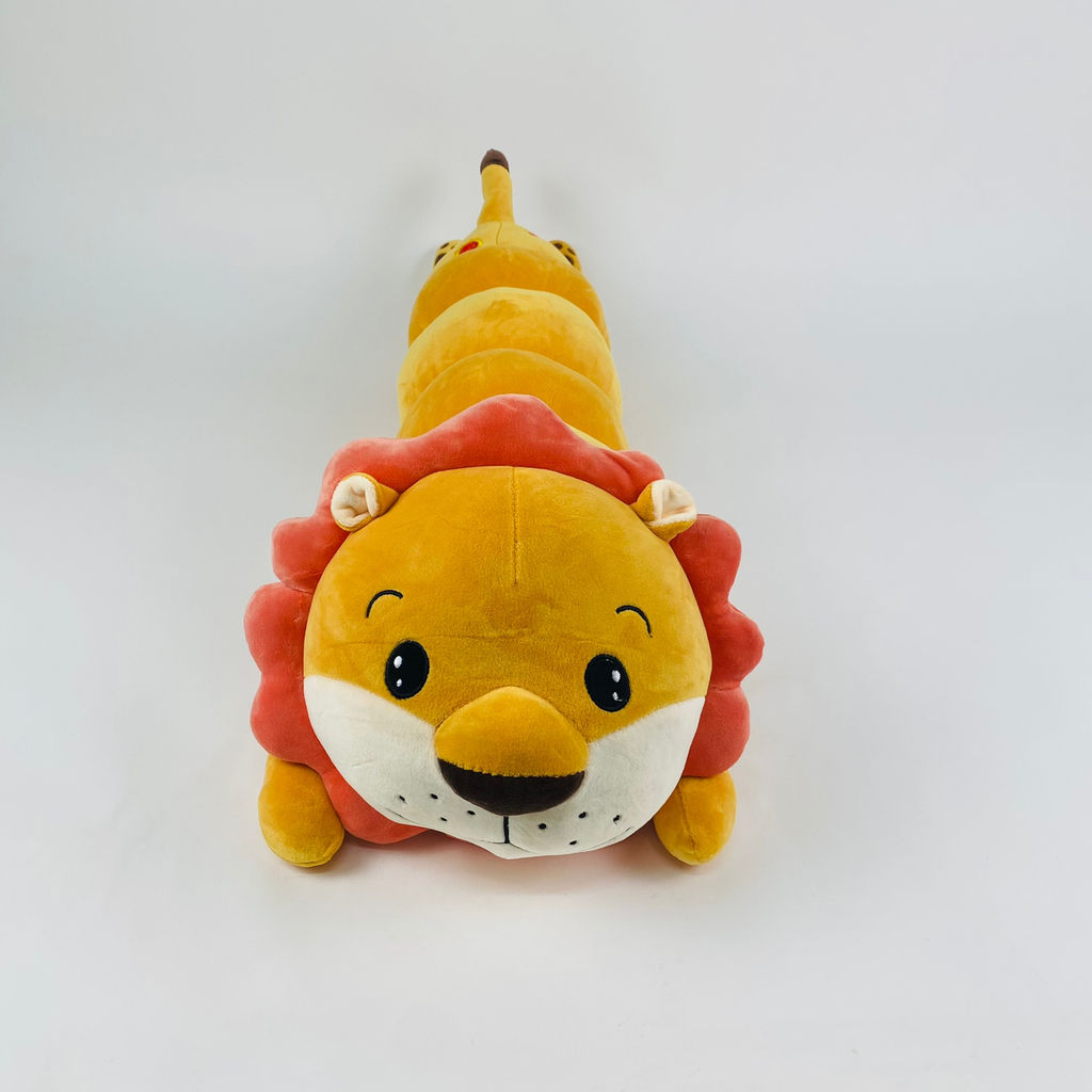 Мягкая игрушка Лев батон длинный гусеница 110 см - Storyland фото 5