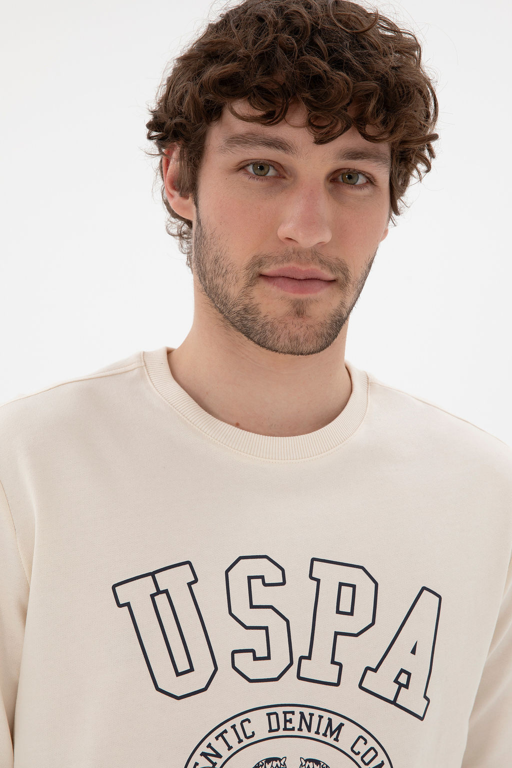 Мужская толстовка крема Неожиданная скидка в корзине - U.s. polo assn фото 9