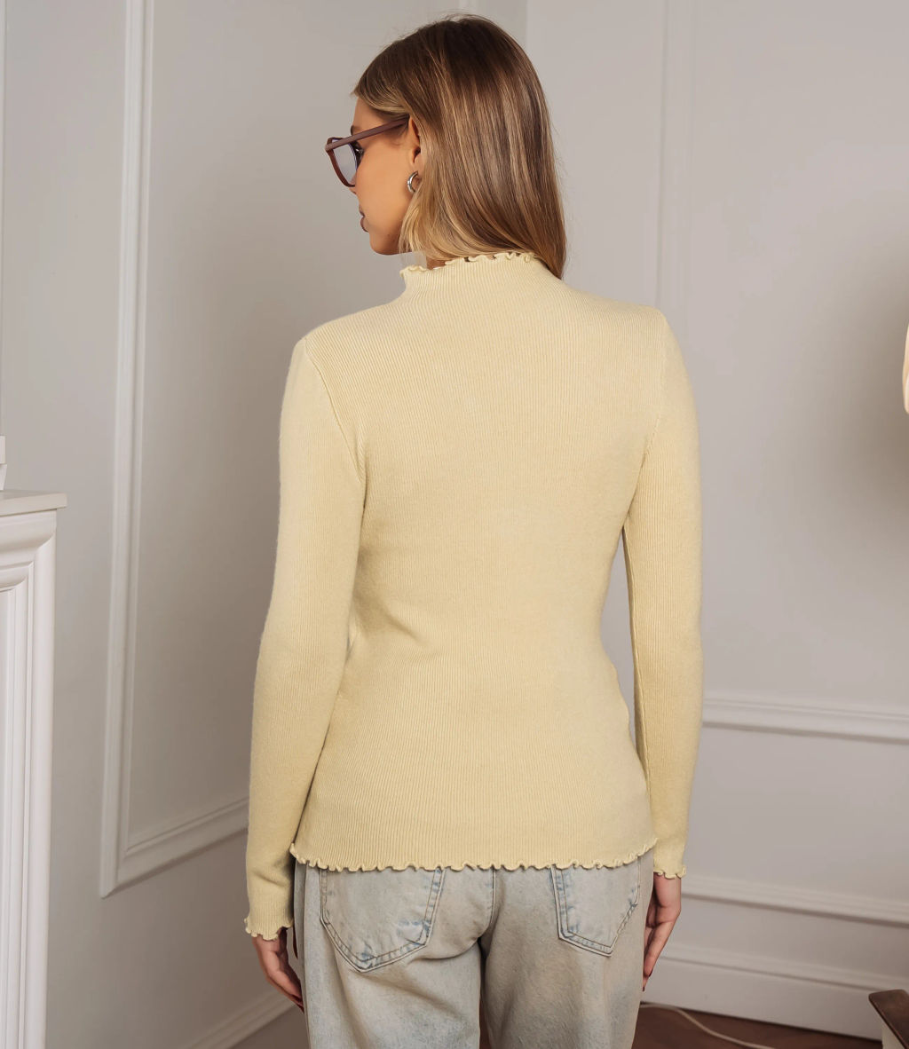 Водолазка #КТ802 (13), светло-фисташковый - Dommod фото 3