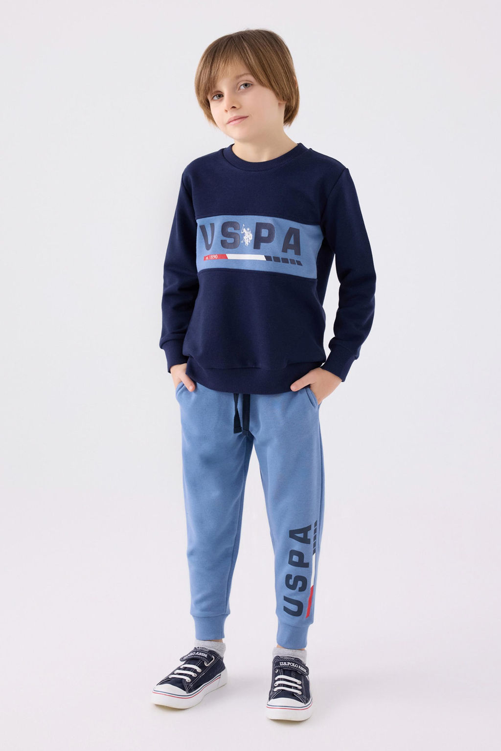 Erkek _ocuk Lacivert Pijama Tak_m_ Sepette S_rpriz _ndirim - U.s. polo assn фото 3