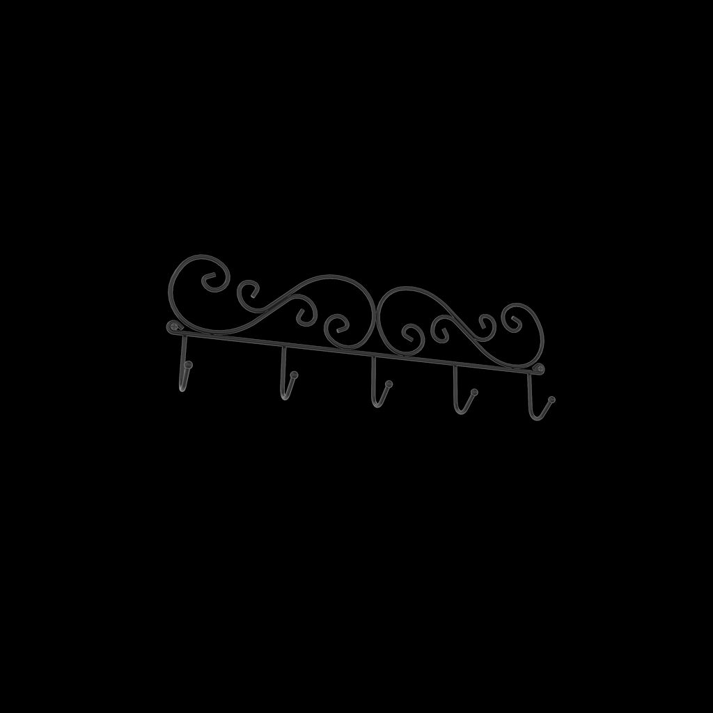 Вешалка "Кружева 5" (черный)