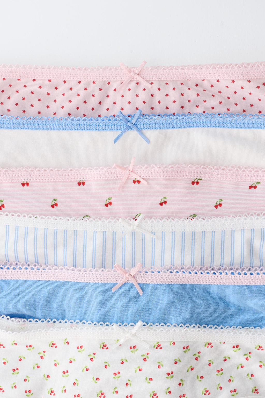 6-14 A?OS/ PACK SEIS BRAGUITAS RAYAS Y CEREZAS / Multicolor - Zara фото 2