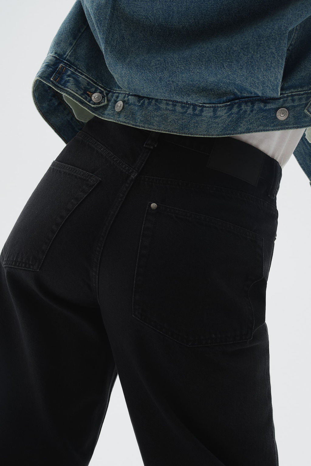 Curvy Fit Baggy High Jeans - H&m фото 3
