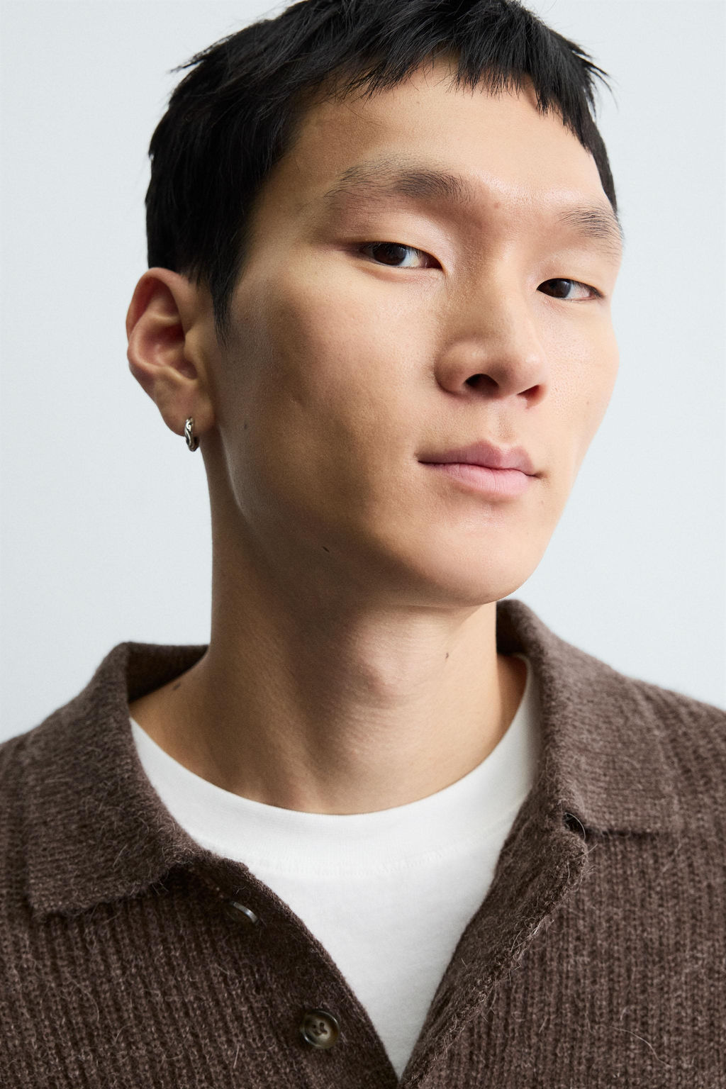 TEXTURED KNIT POLO SHIRT - Zara фото 6