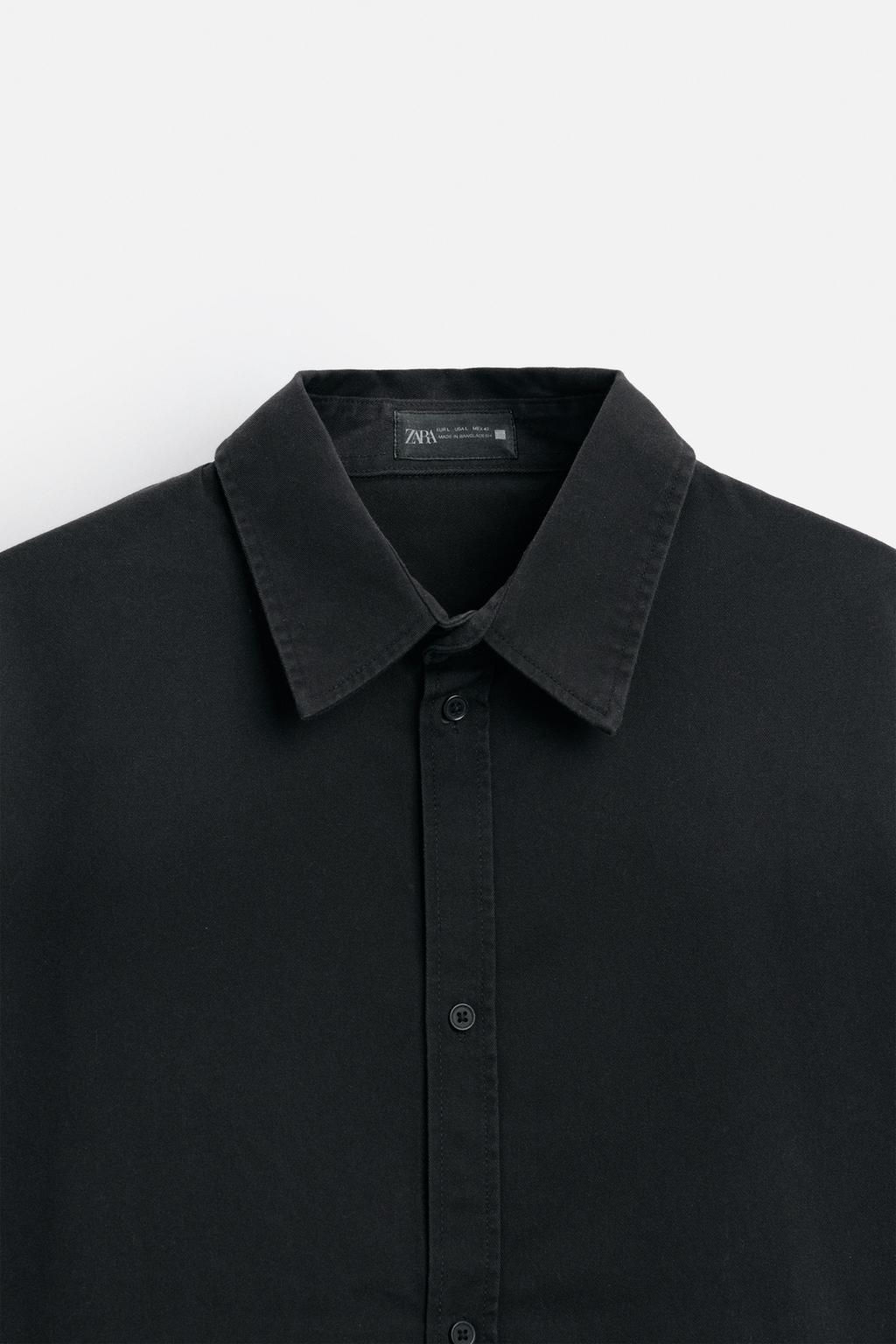 WASHED RELAXED FIT SHIRT - Zara фото 25