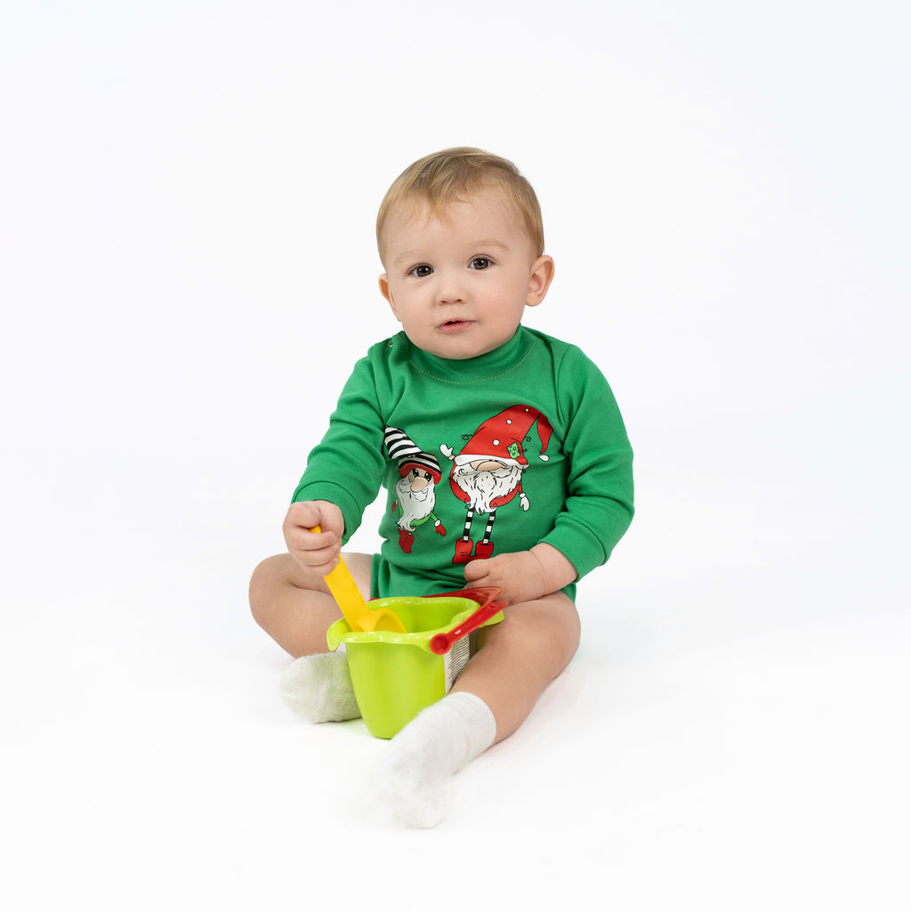 Боди ясельное зеленое гномы ПК-1511 (68, 44)