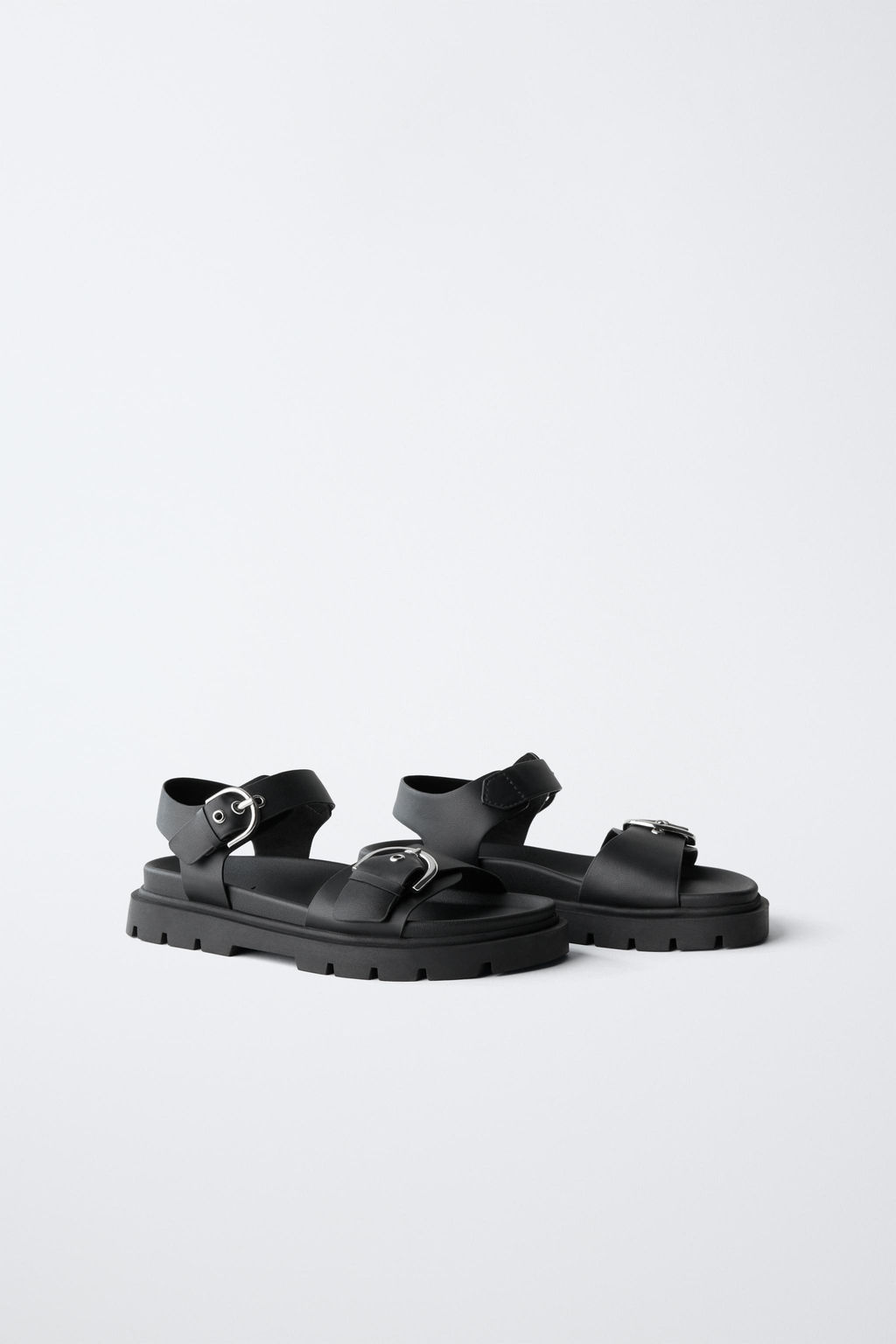 SANDALIA HEBILLAS / Negro - Zara фото 2