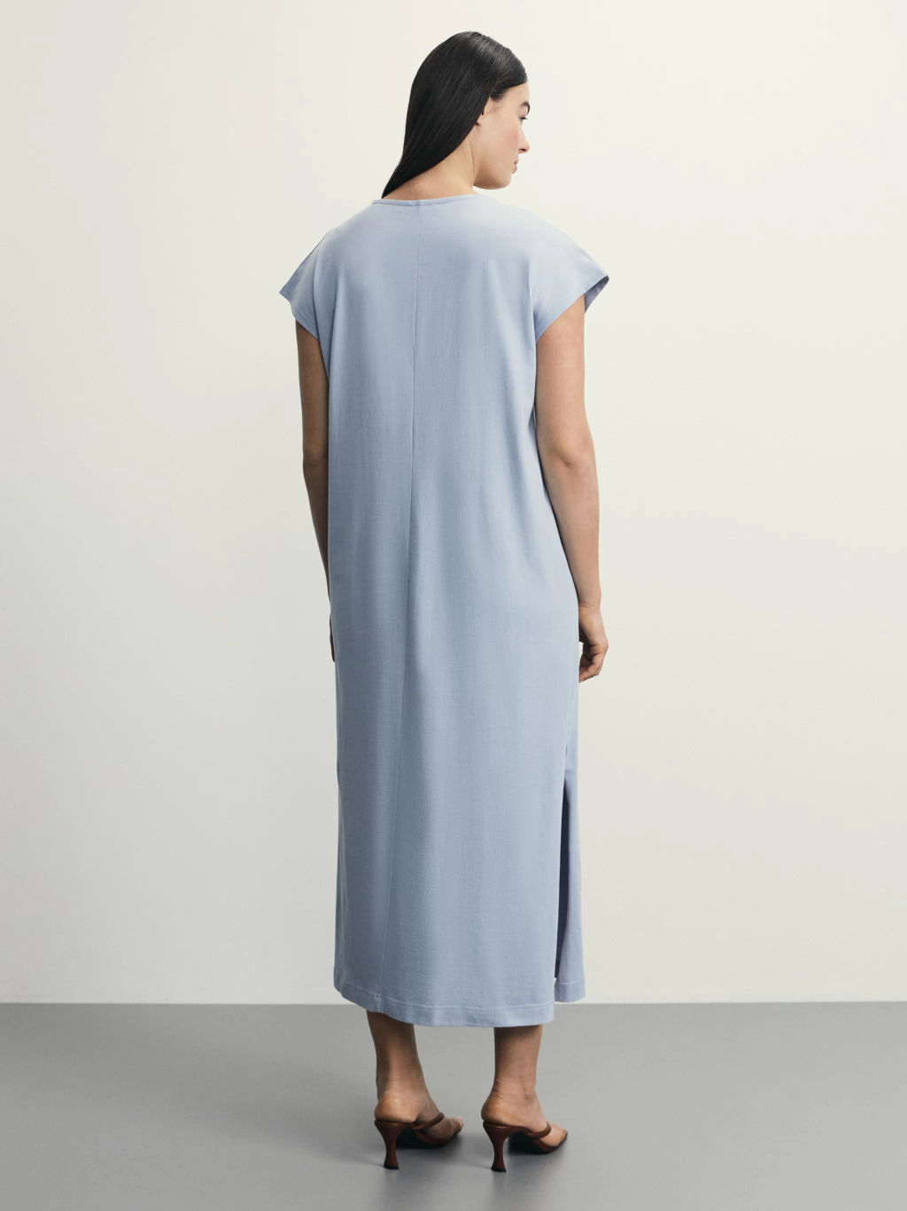 Платье-футболка из хлопка / Zarina  фото 3