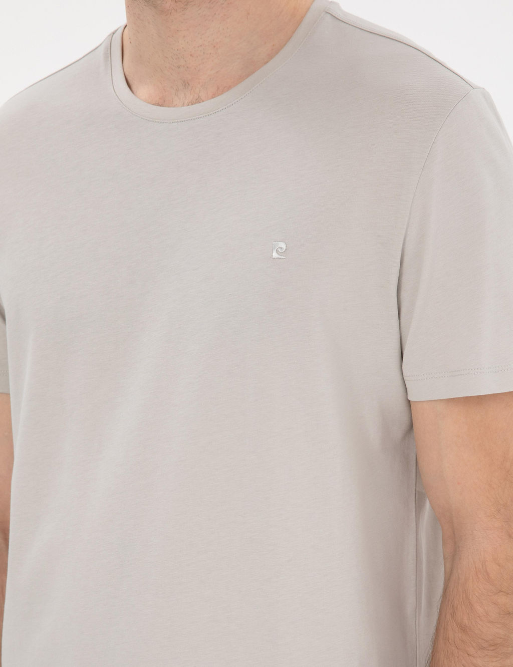 Ta_ %100 Pamuk Slim Fit Bisiklet Yaka Basic Ti__rt - Pierre cardin фото 7