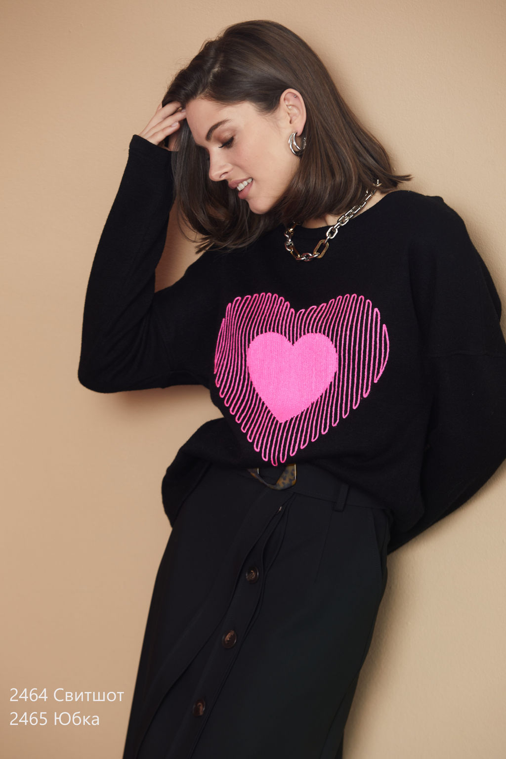 2464 Свитшот - Niv niv  fashion фото 2