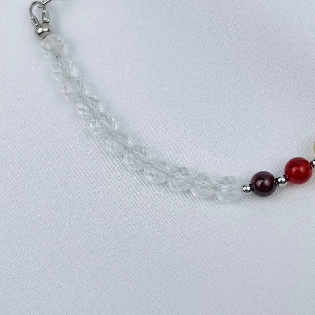 Браслет "7 чакр" из Горного Хрусталя и Самоцветов